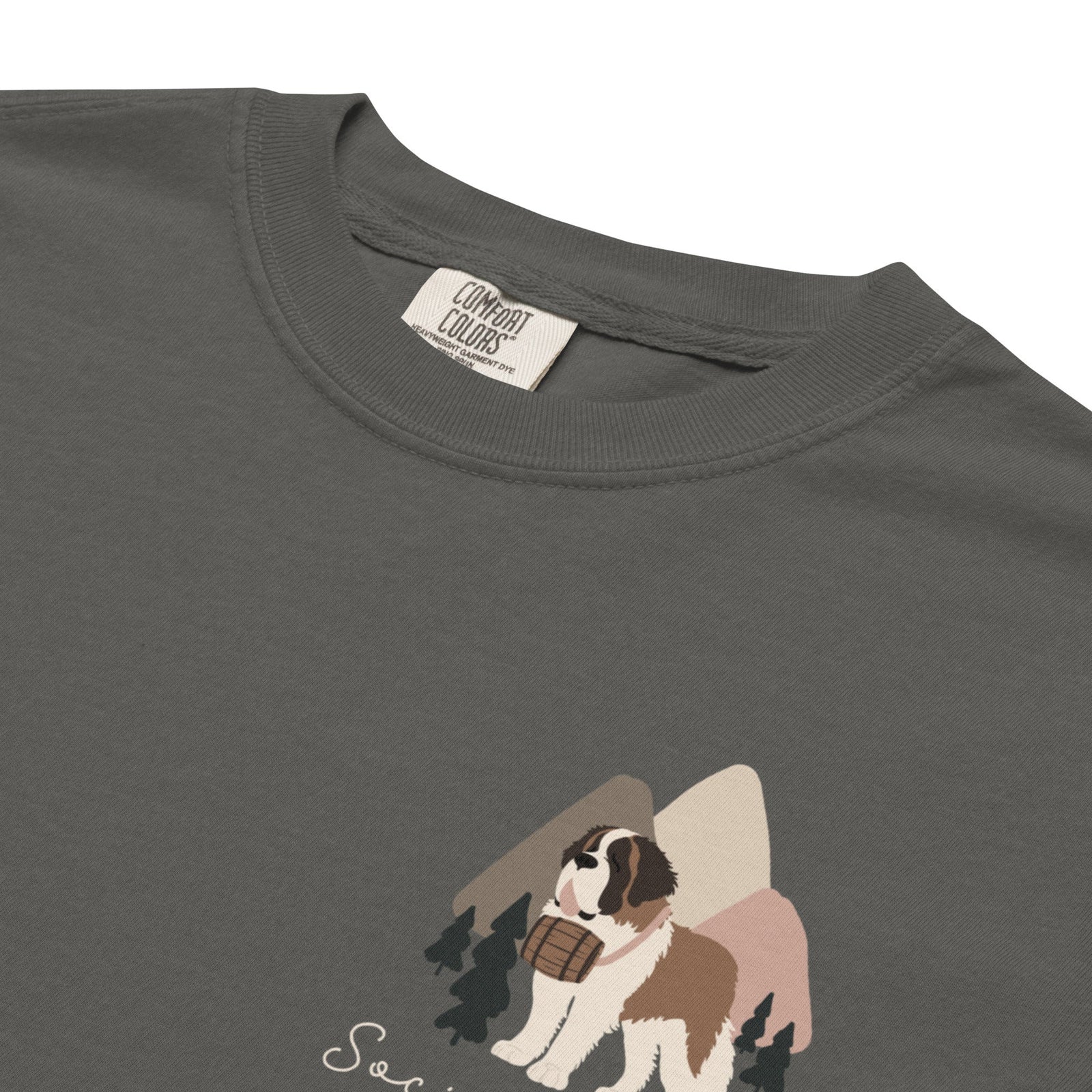 Saint Bernard Social Club Back T-Shirt - Darks - Lucy + Norman