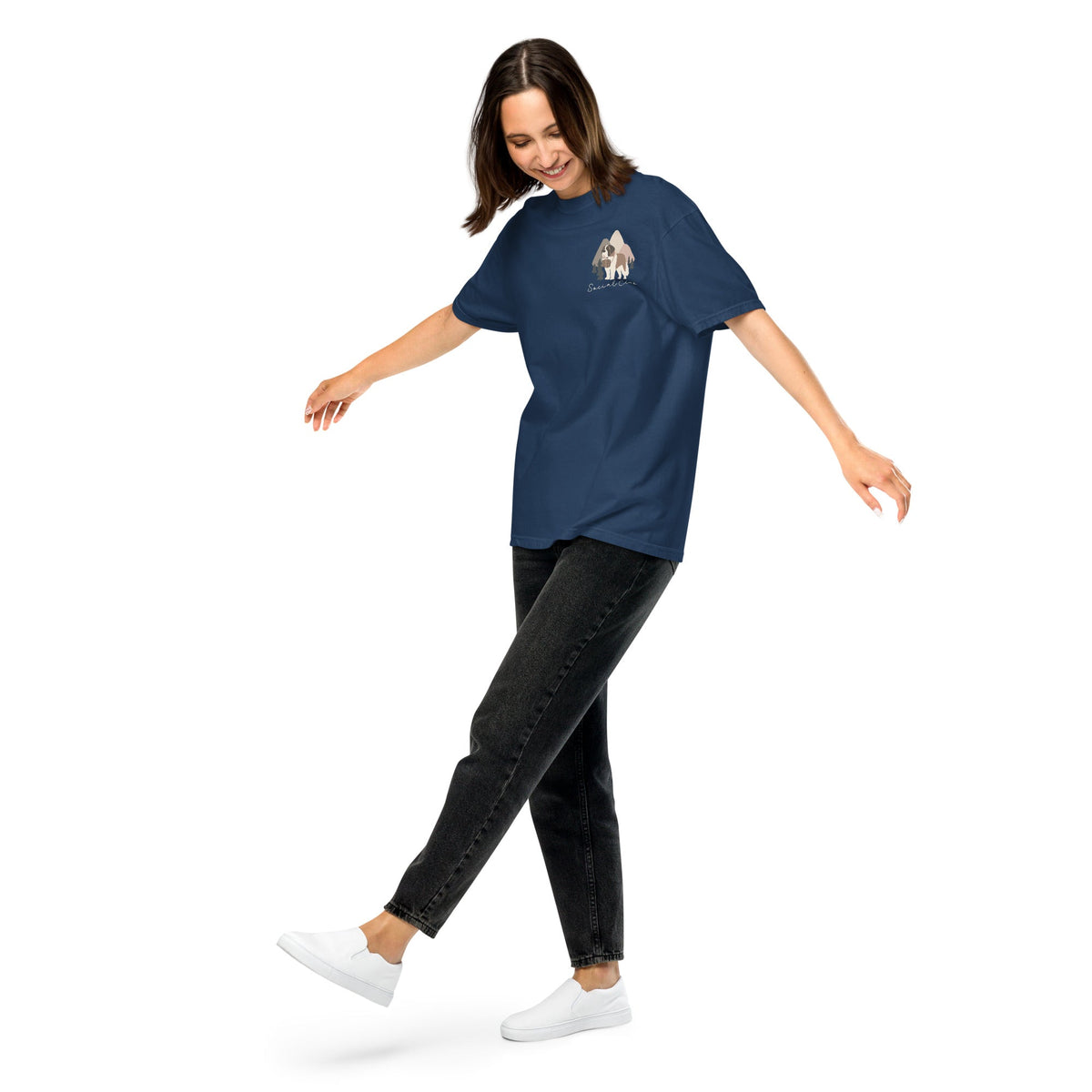 Saint Bernard Social Club Back T-Shirt - Darks - Lucy + Norman