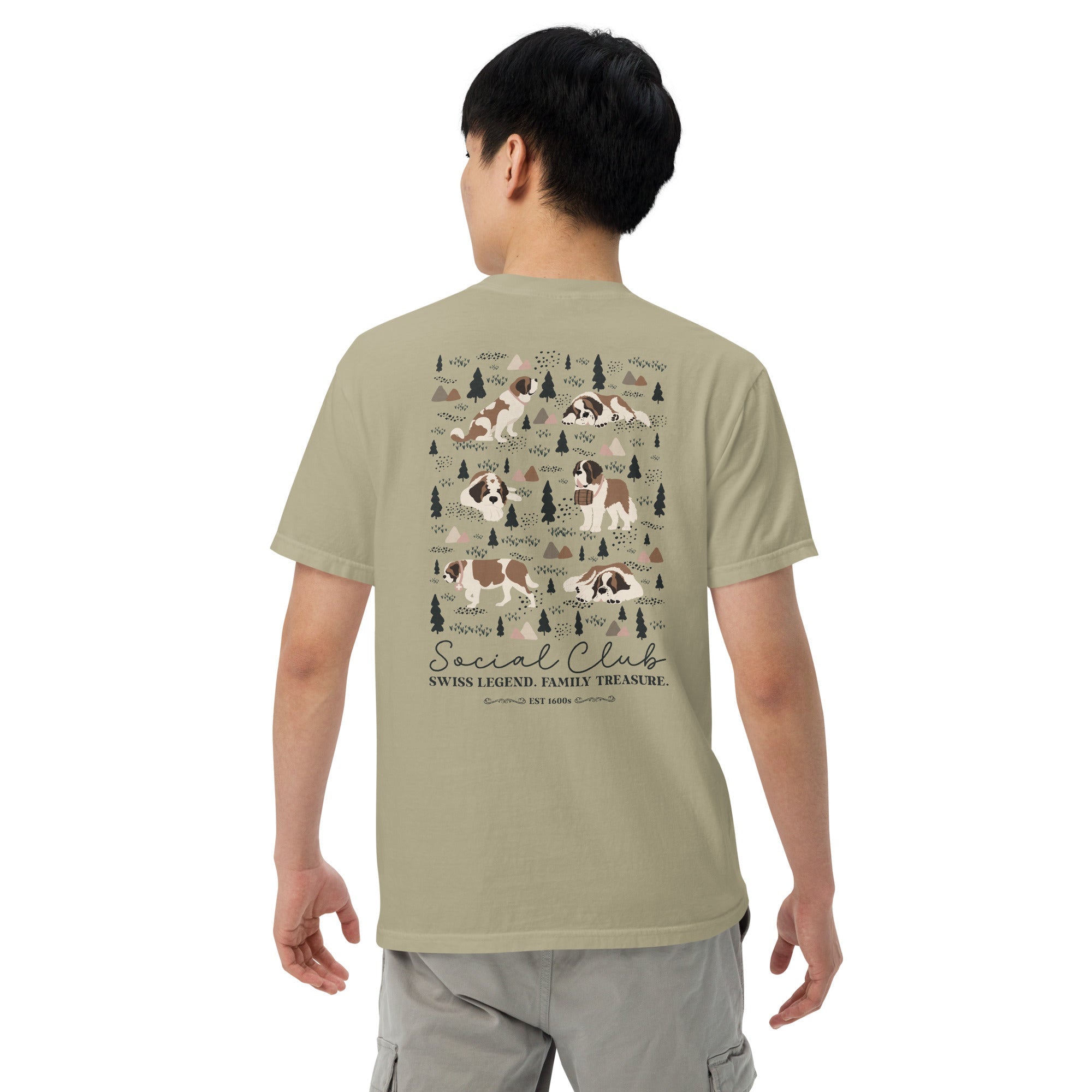 Saint Bernard Social Club Back T-Shirt - Lights - Lucy + Norman