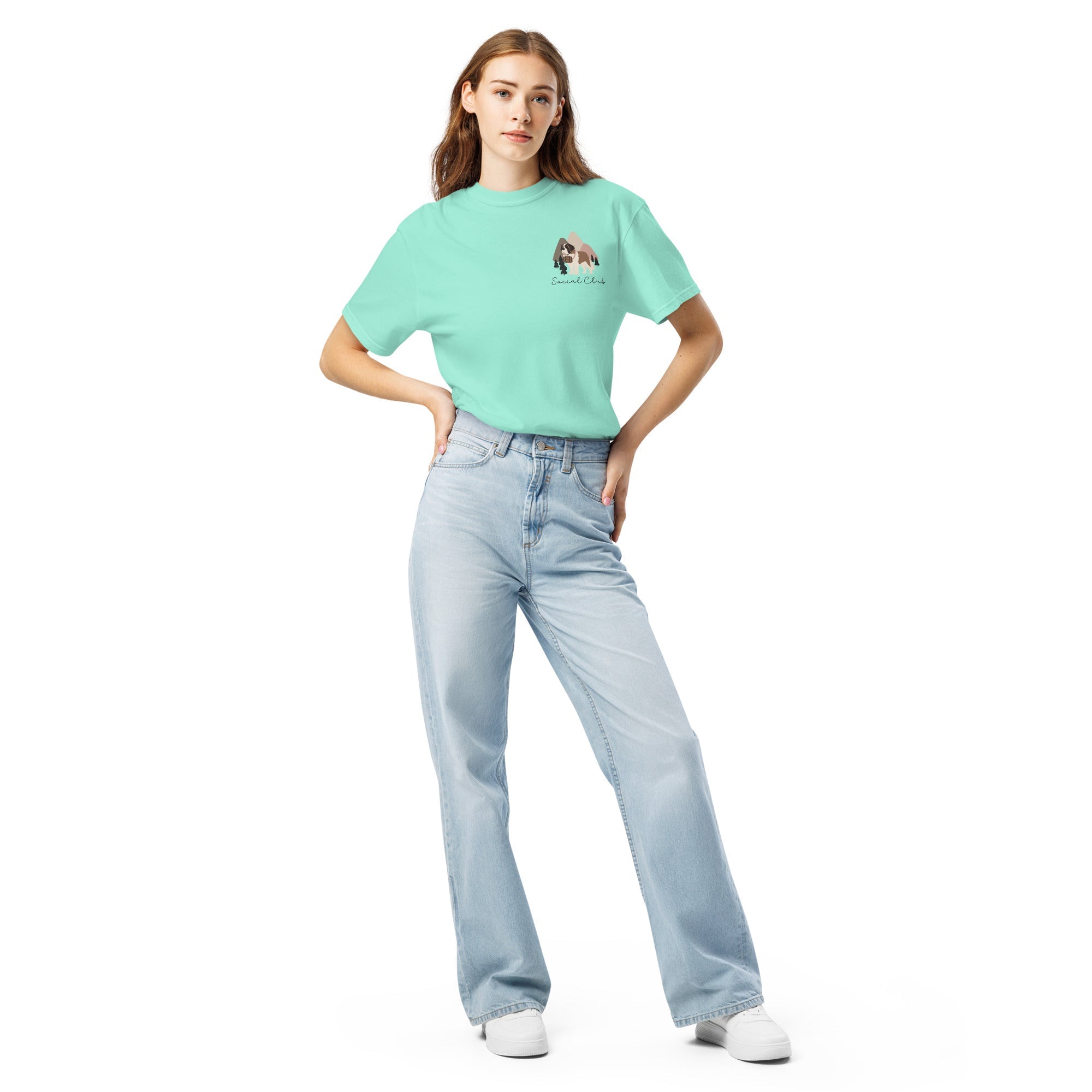Saint Bernard Social Club Back T-Shirt - Lights - Lucy + Norman
