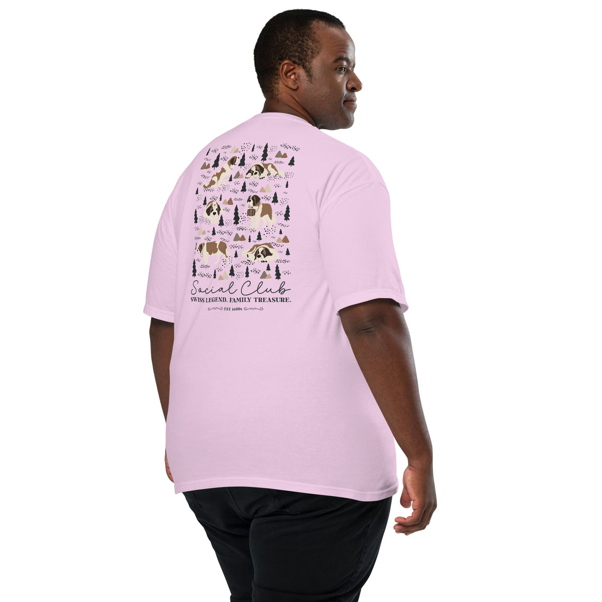 Saint Bernard Social Club Back T-Shirt - Lights - Lucy + Norman