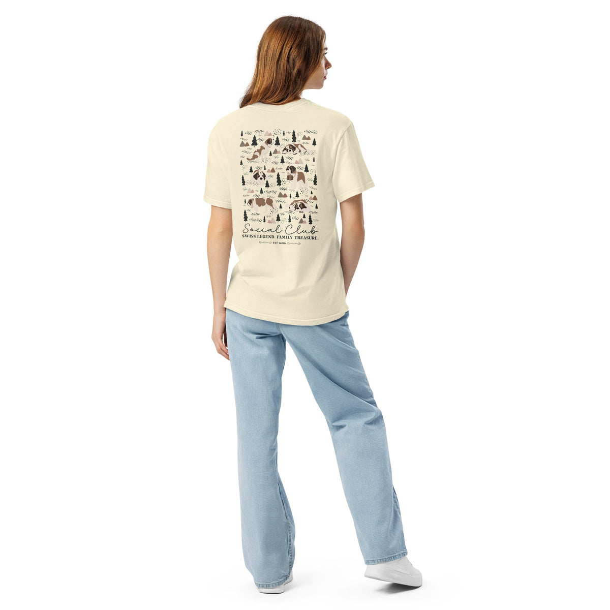 Saint Bernard Social Club Back T-Shirt - Lights - Lucy + Norman