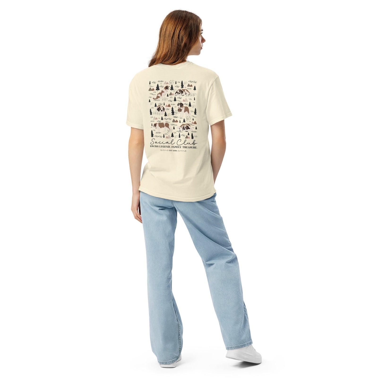 Saint Bernard Social Club Back T-Shirt - Lights - Lucy + Norman