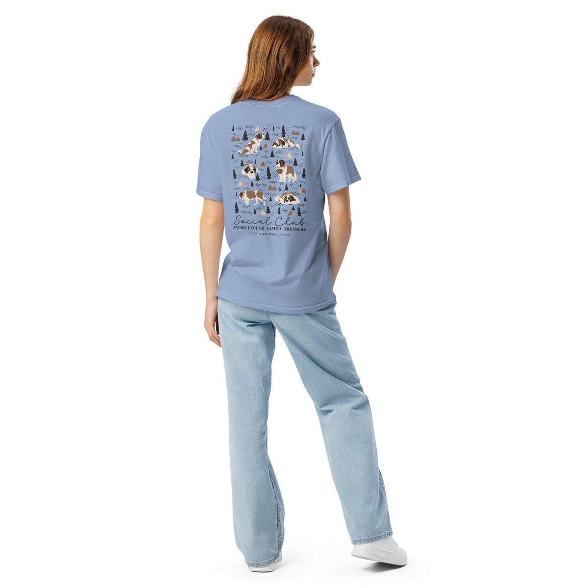 Saint Bernard Social Club Back T-Shirt - Lights - Lucy + Norman