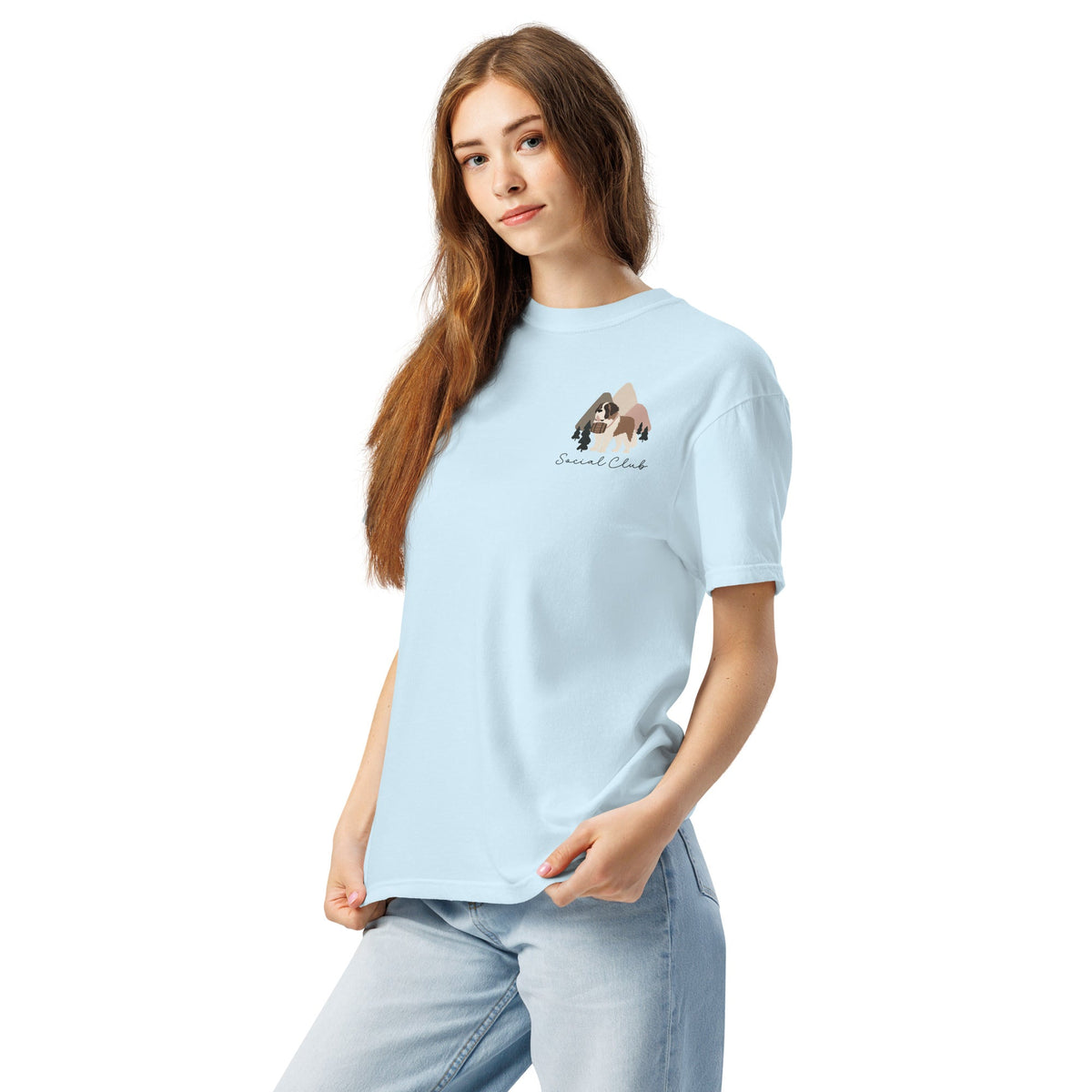 Saint Bernard Social Club Back T-Shirt - Lights - Lucy + Norman