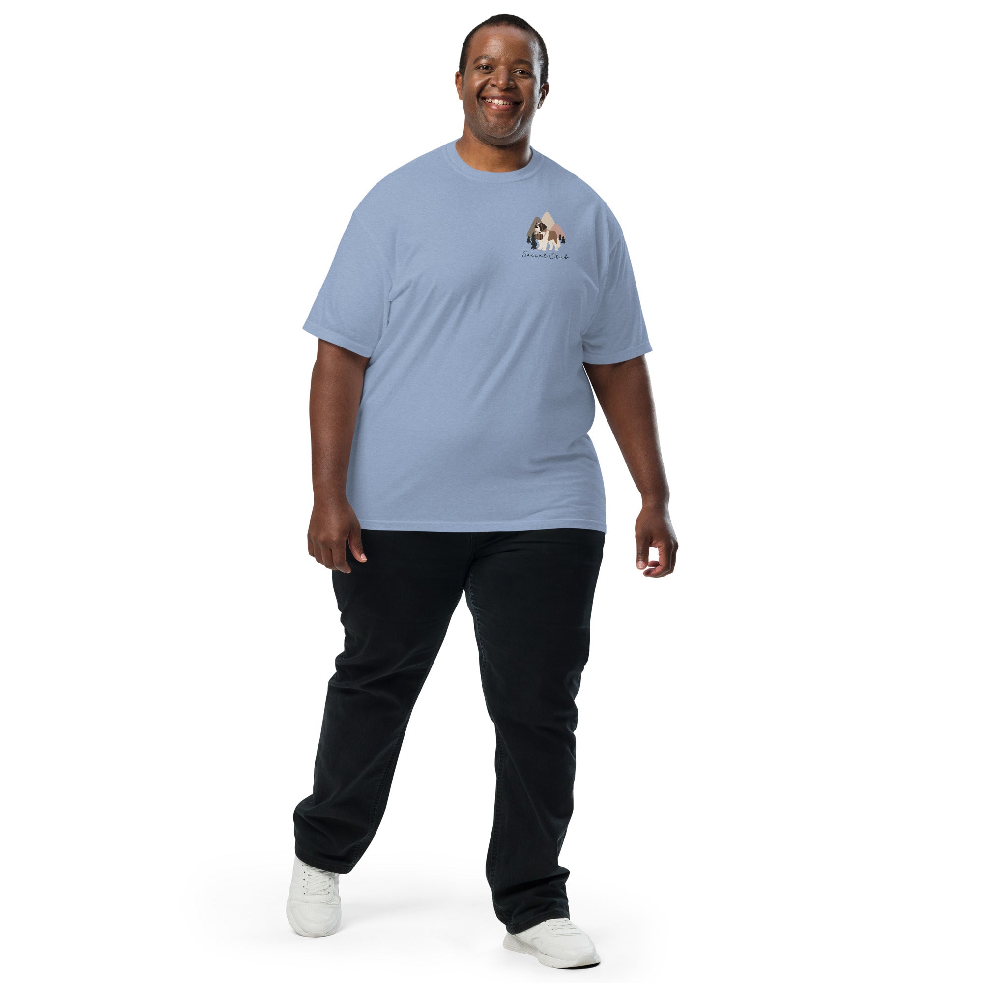 Saint Bernard Social Club Back T-Shirt - Lights - Lucy + Norman
