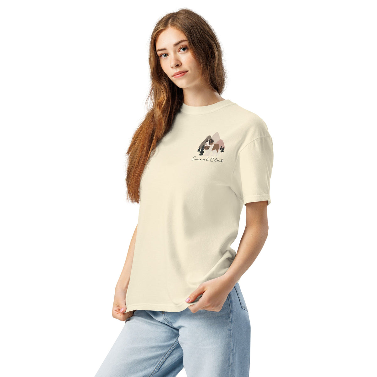 Saint Bernard Social Club Back T-Shirt - Lights - Lucy + Norman