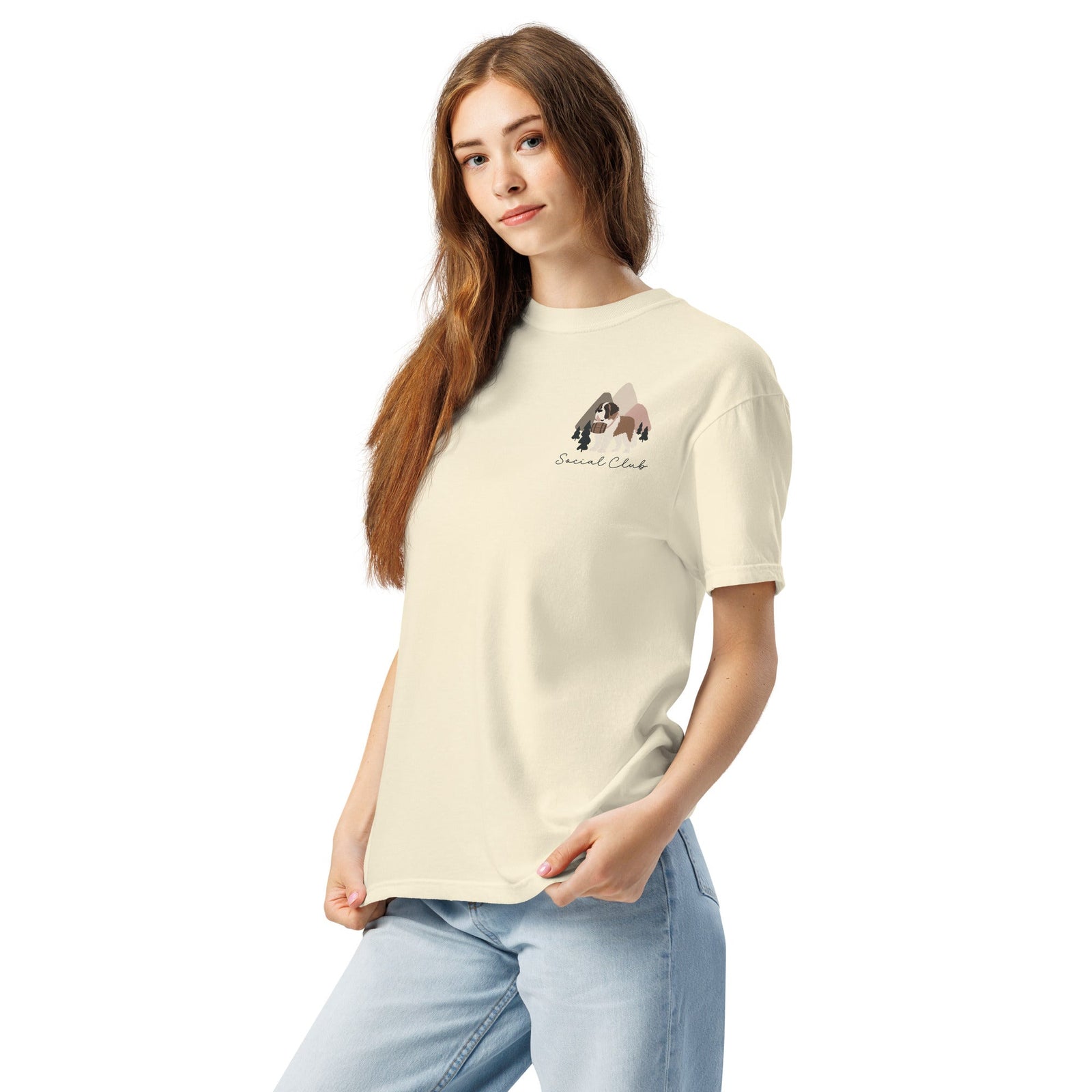 Saint Bernard Social Club Back T-Shirt - Lights - Lucy + Norman