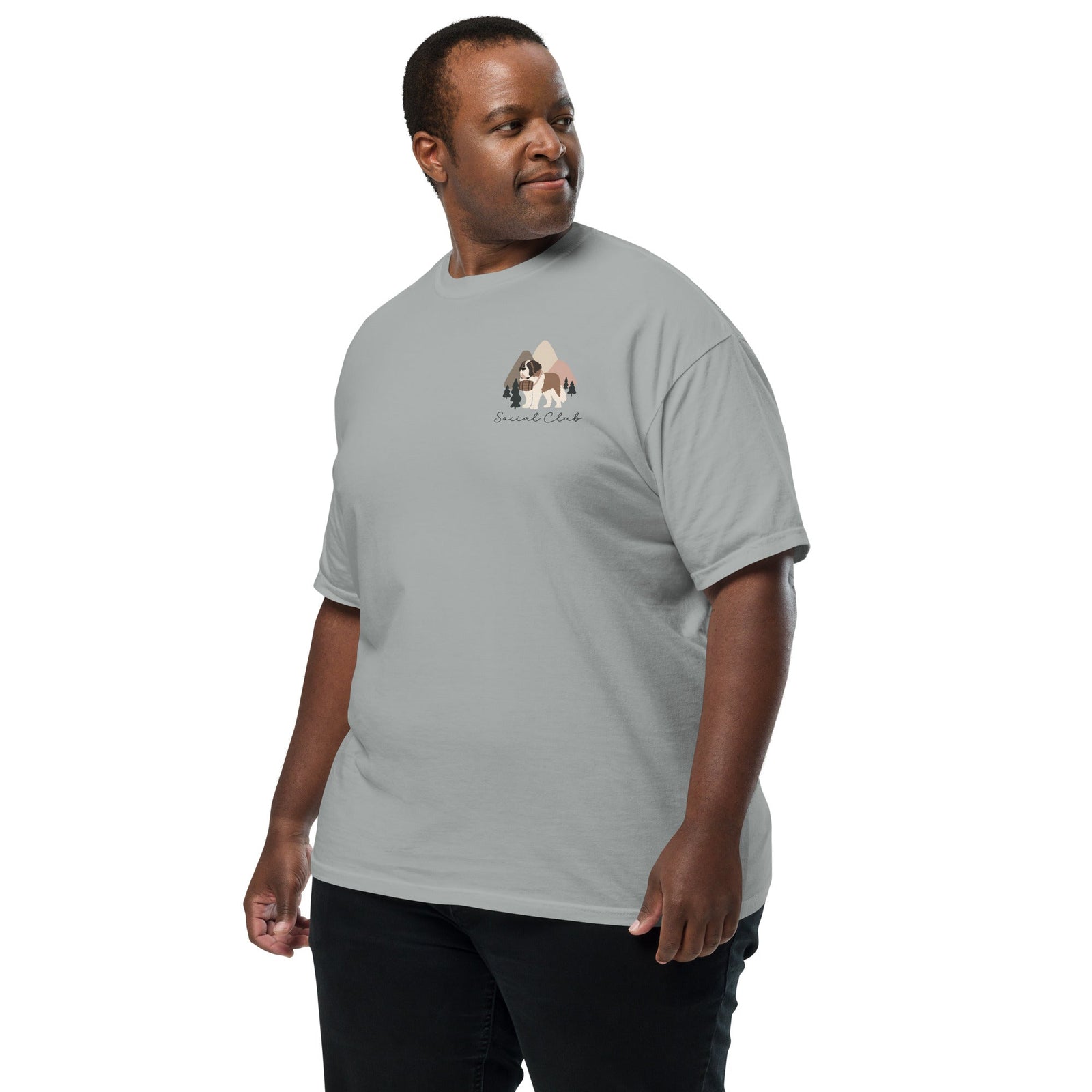 Saint Bernard Social Club Back T-Shirt - Lights - Lucy + Norman