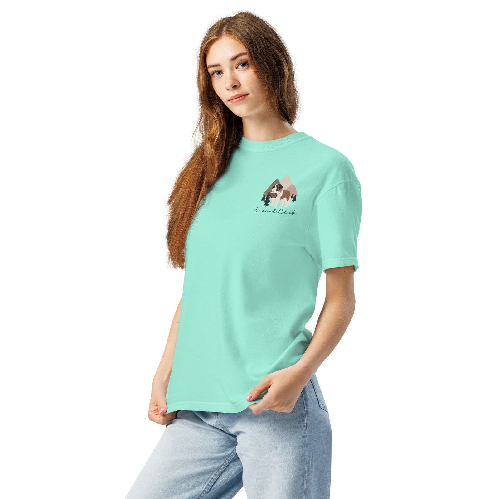 Saint Bernard Social Club Back T-Shirt - Lights - Lucy + Norman