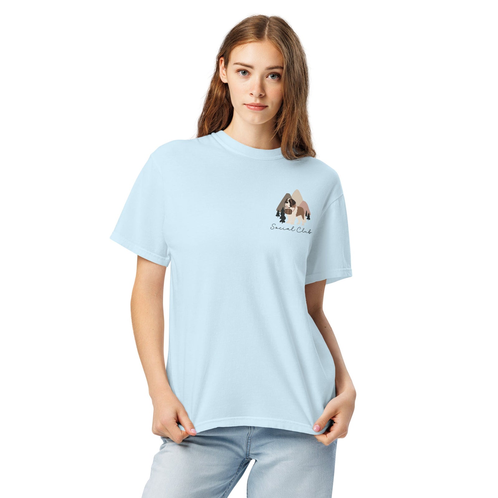 Saint Bernard Social Club Back T-Shirt - Lights - Lucy + Norman