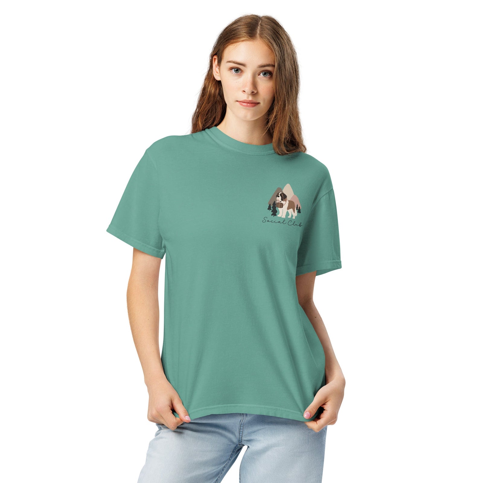 Saint Bernard Social Club Back T-Shirt - Lights - Lucy + Norman