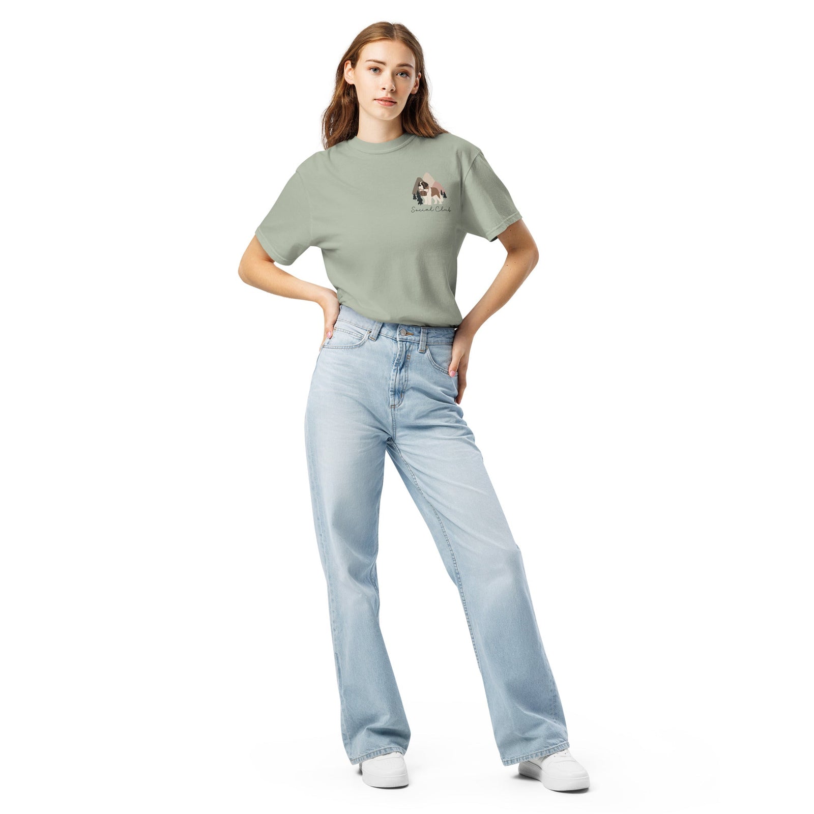 Saint Bernard Social Club Back T-Shirt - Lights - Lucy + Norman