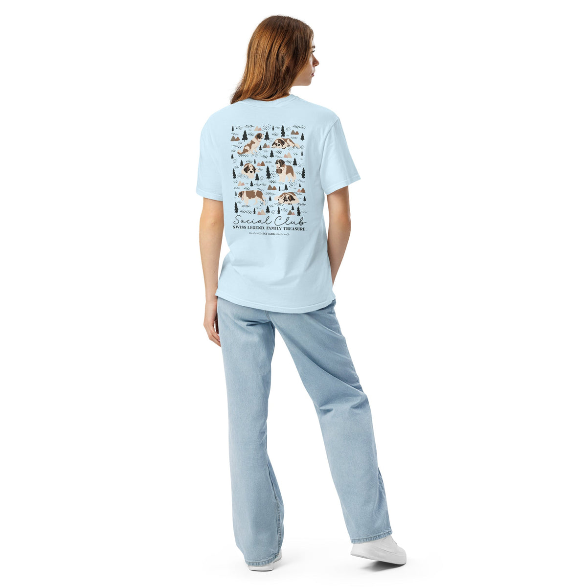 Saint Bernard Social Club Back T-Shirt - Lights - Lucy + Norman