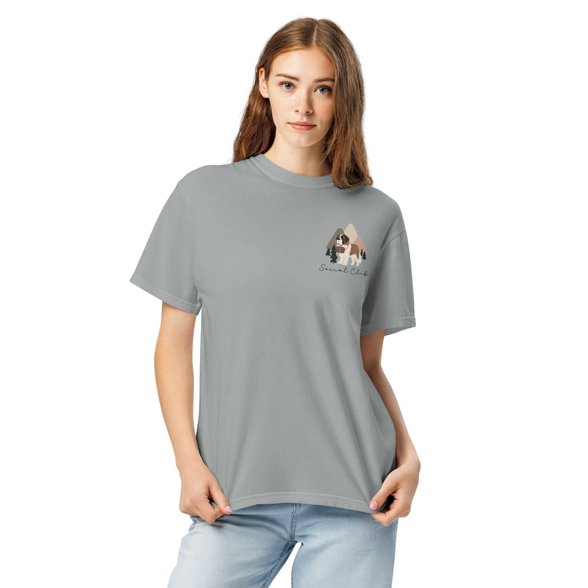 Saint Bernard Social Club Back T-Shirt - Lights - Lucy + Norman