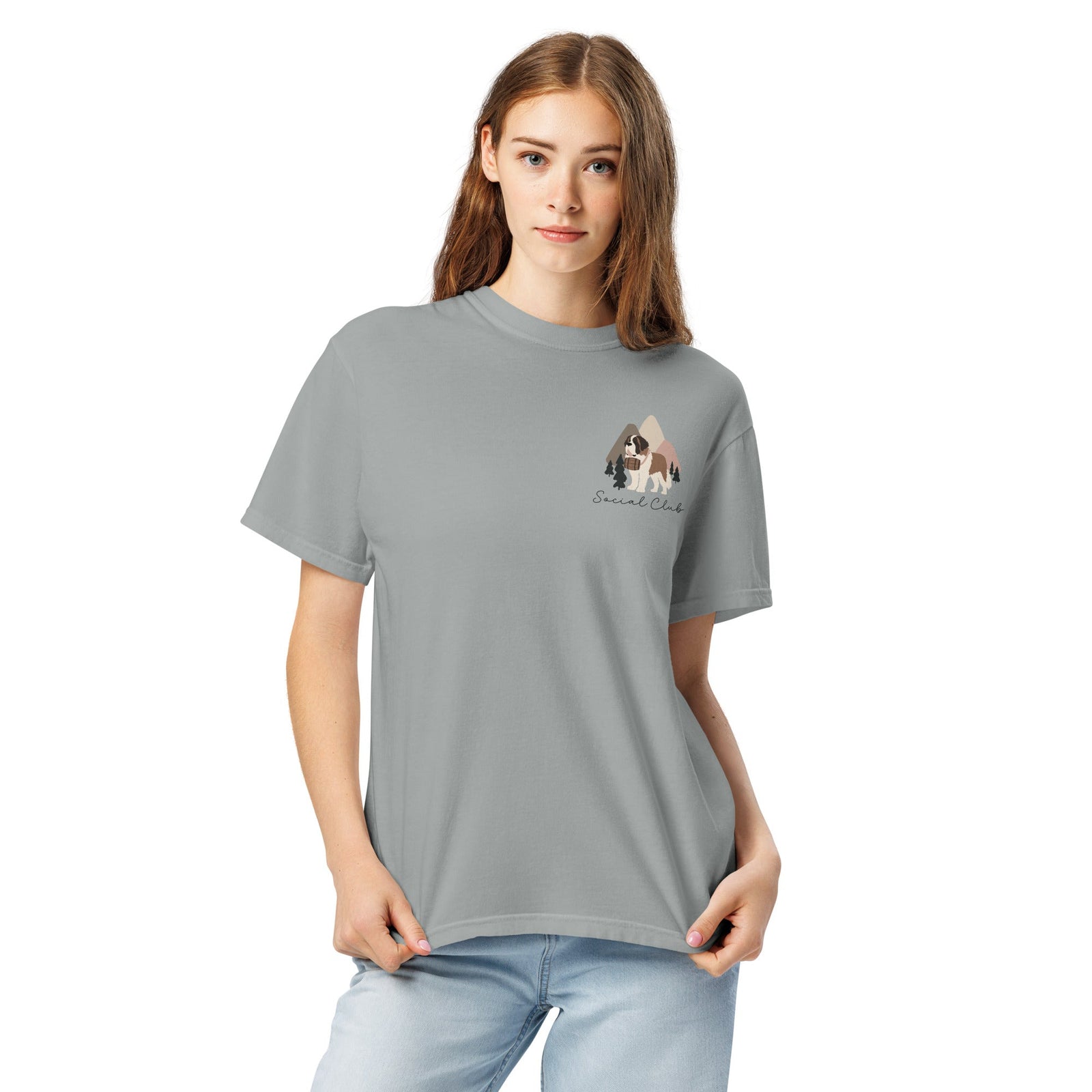 Saint Bernard Social Club Back T-Shirt - Lights - Lucy + Norman