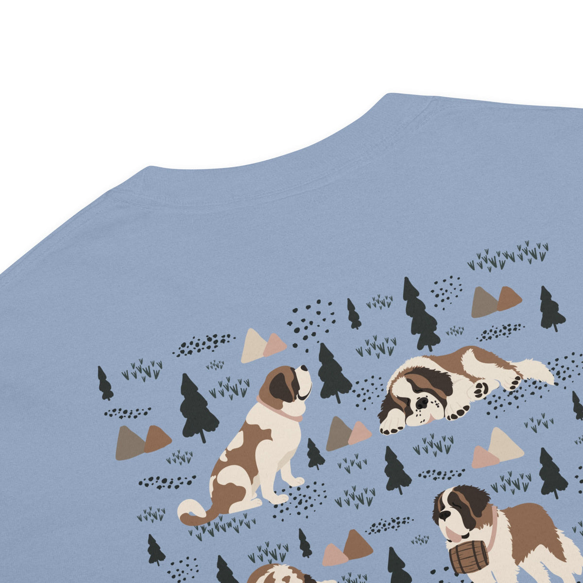Saint Bernard Social Club Back T-Shirt - Lights - Lucy + Norman
