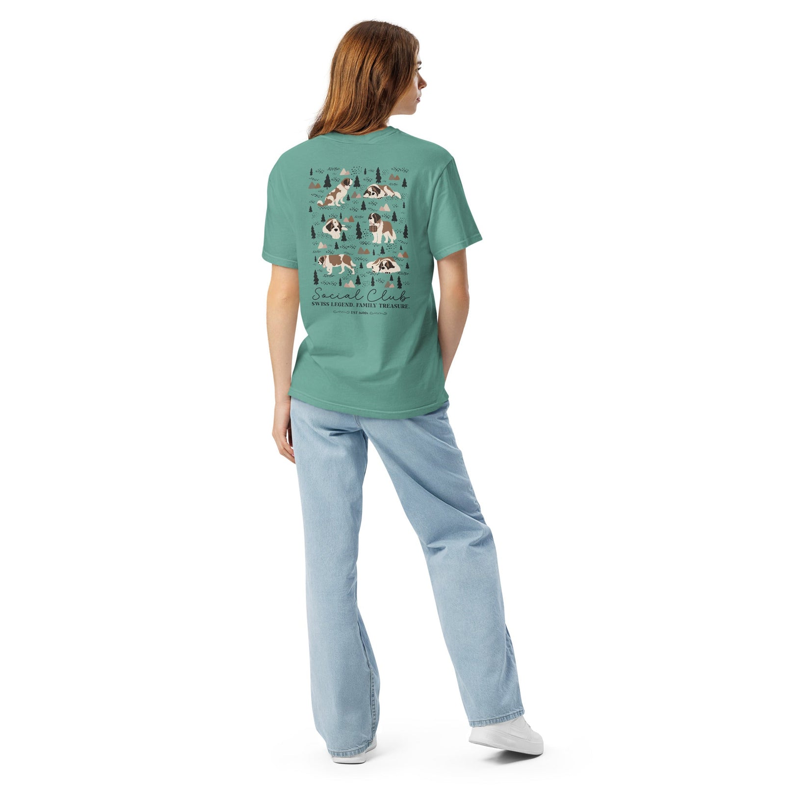 Saint Bernard Social Club Back T-Shirt - Lights - Lucy + Norman