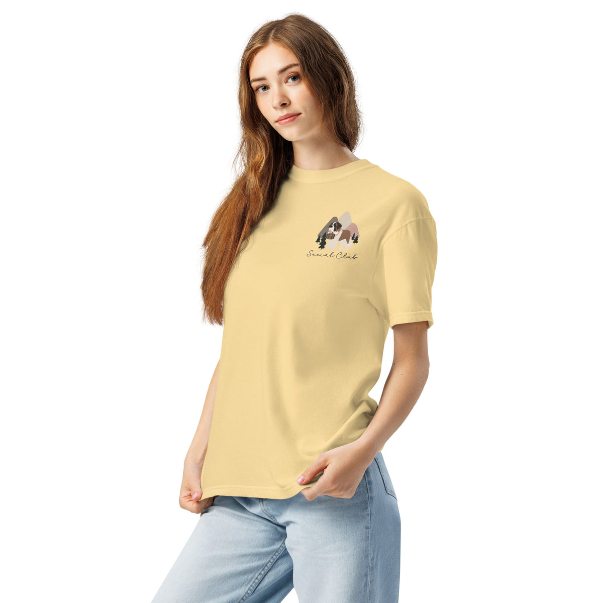 Saint Bernard Social Club Back T-Shirt - Lights - Lucy + Norman