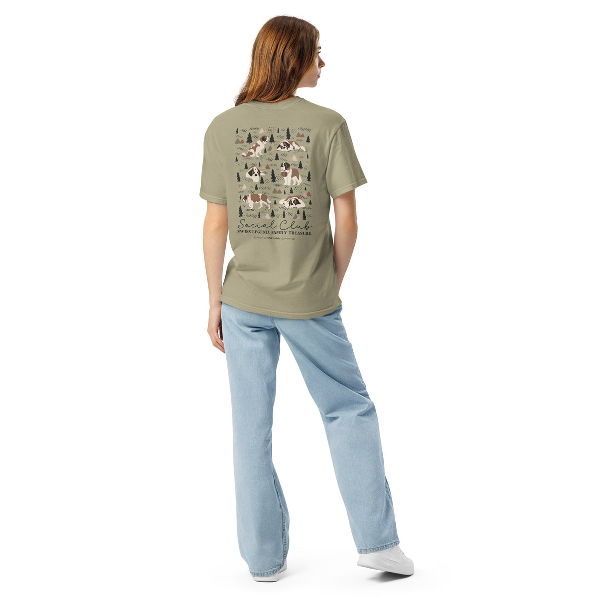 Saint Bernard Social Club Back T-Shirt - Lights - Lucy + Norman