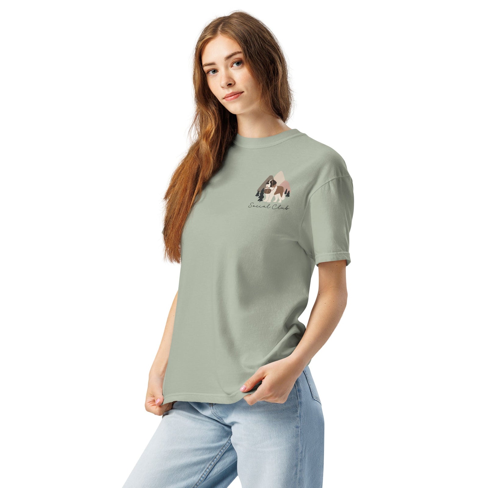 Saint Bernard Social Club Back T-Shirt - Lights - Lucy + Norman