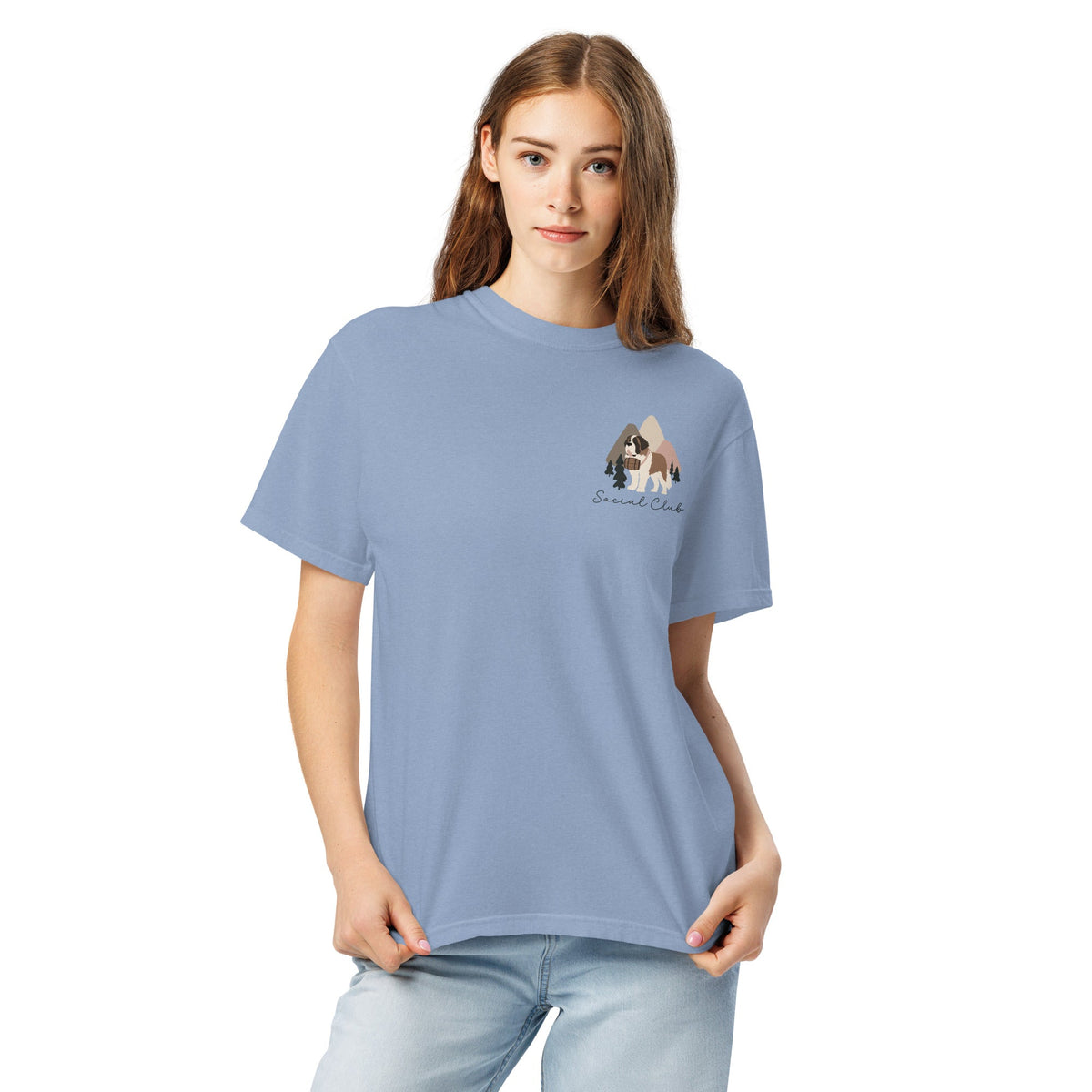 Saint Bernard Social Club Back T-Shirt - Lights - Lucy + Norman