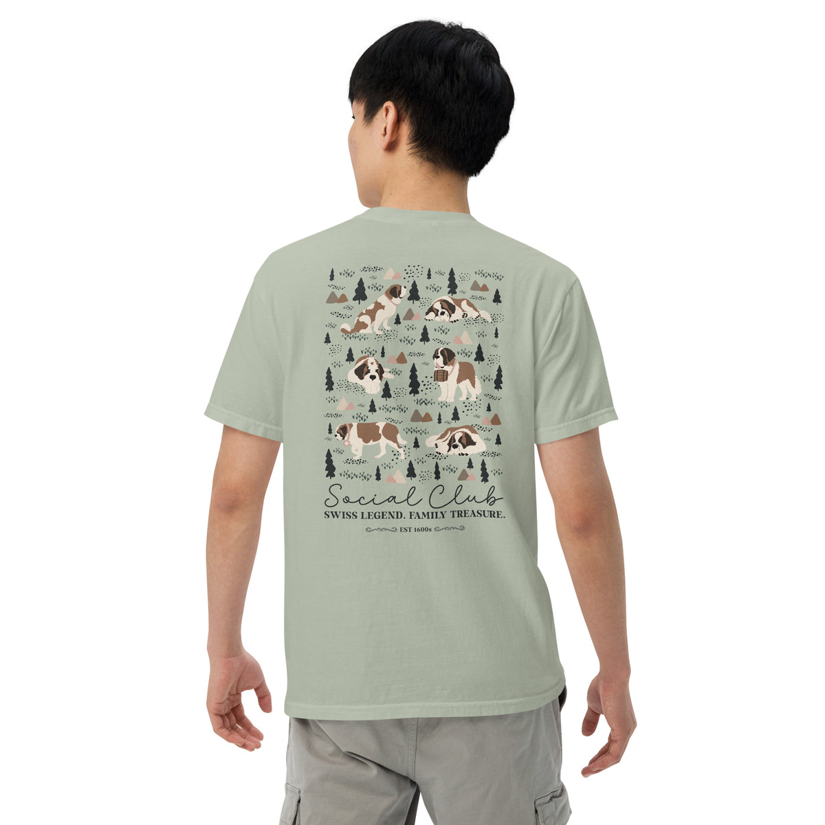 Saint Bernard Social Club Back T-Shirt - Lights