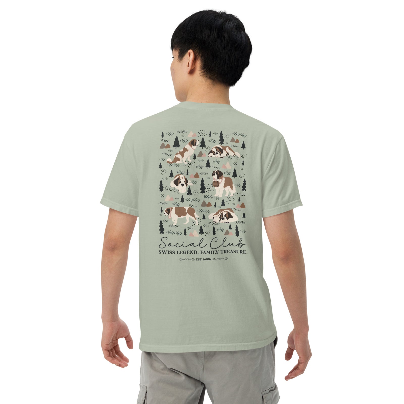 Saint Bernard Social Club Back T-Shirt - Lights