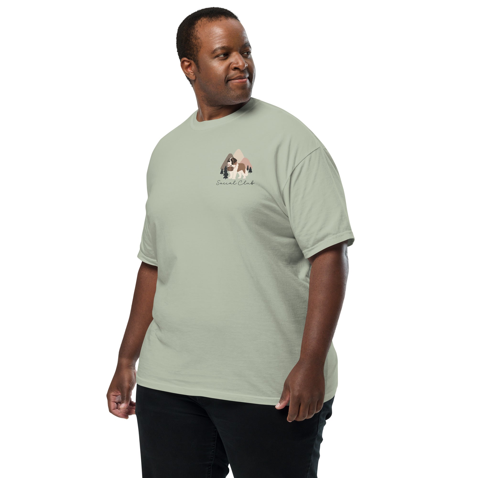 Saint Bernard Social Club Back T-Shirt - Lights