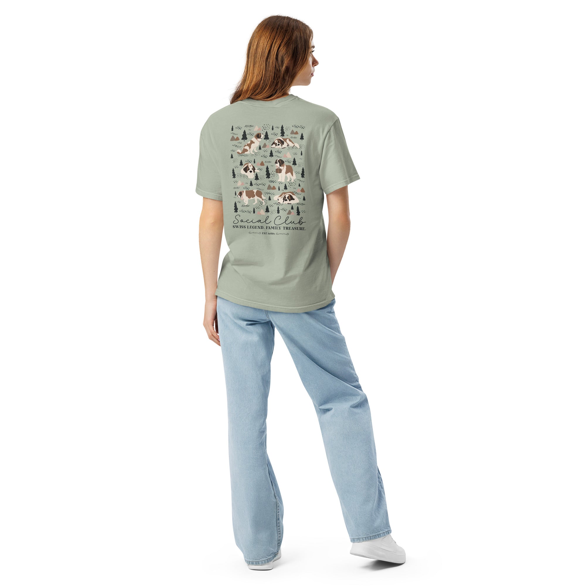 Saint Bernard Social Club Back T-Shirt - Lights