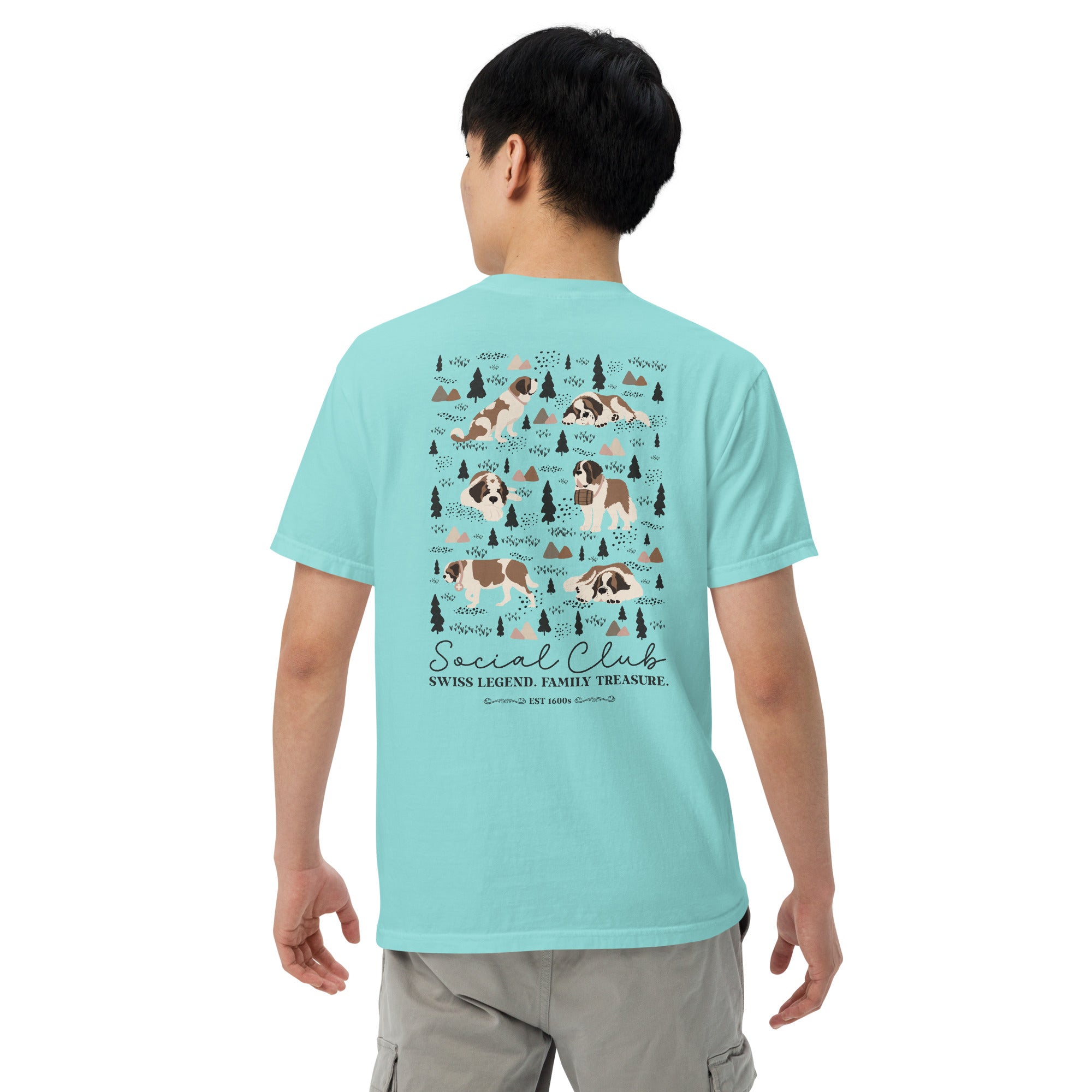 Saint Bernard Social Club Back T-Shirt - Lights
