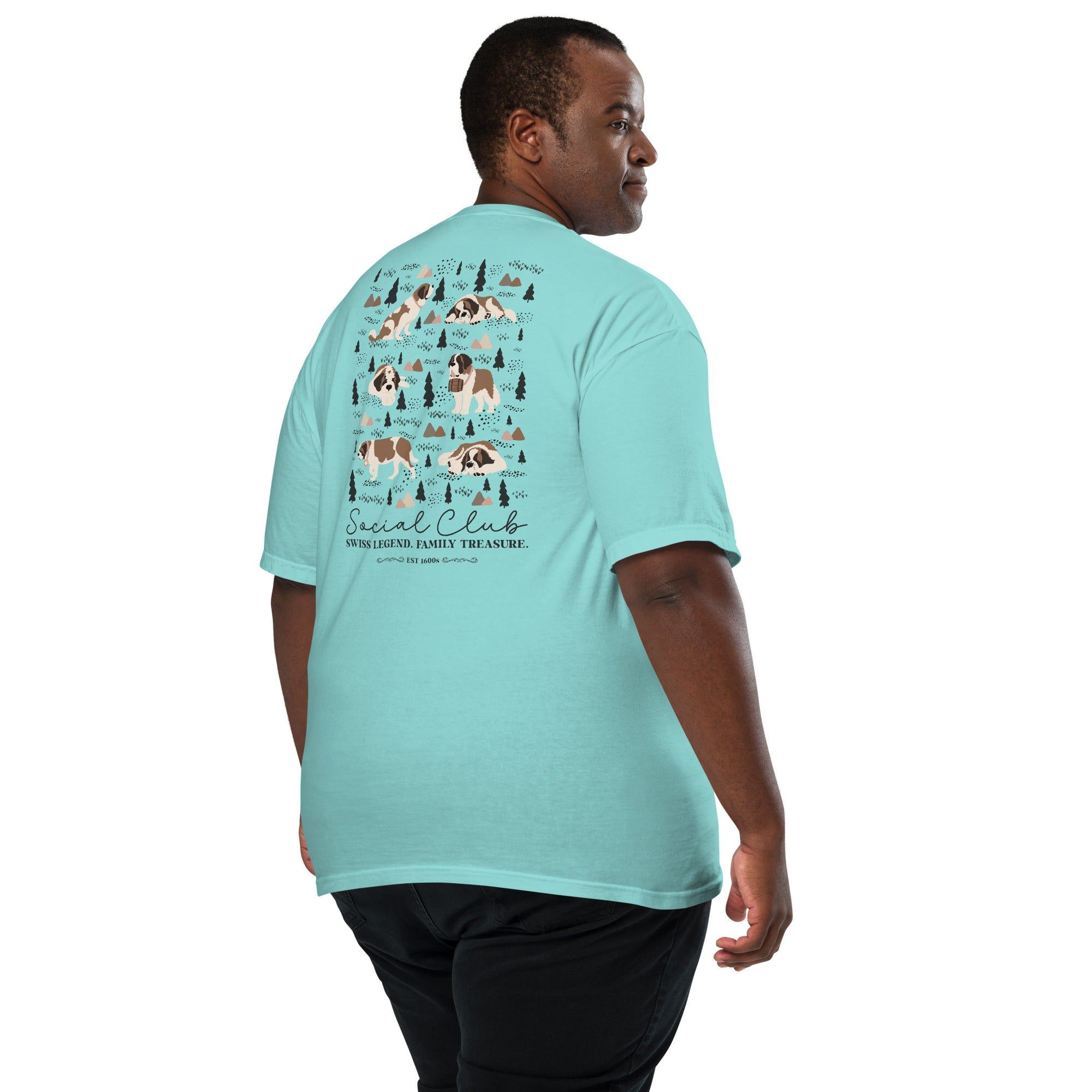 Saint Bernard Social Club Back T-Shirt - Lights