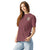 Comfort Colors brick t-shirt featuring a woodland-mountain theme with Saint Bernard dogs on the back with a badge on left chest. Perfect Saint Bernard gift for dog lovers.