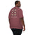 Comfort Colors brick t-shirt featuring a woodland-mountain theme with Saint Bernard dogs on the back with a badge on left chest. Perfect Saint Bernard gift for dog lovers.