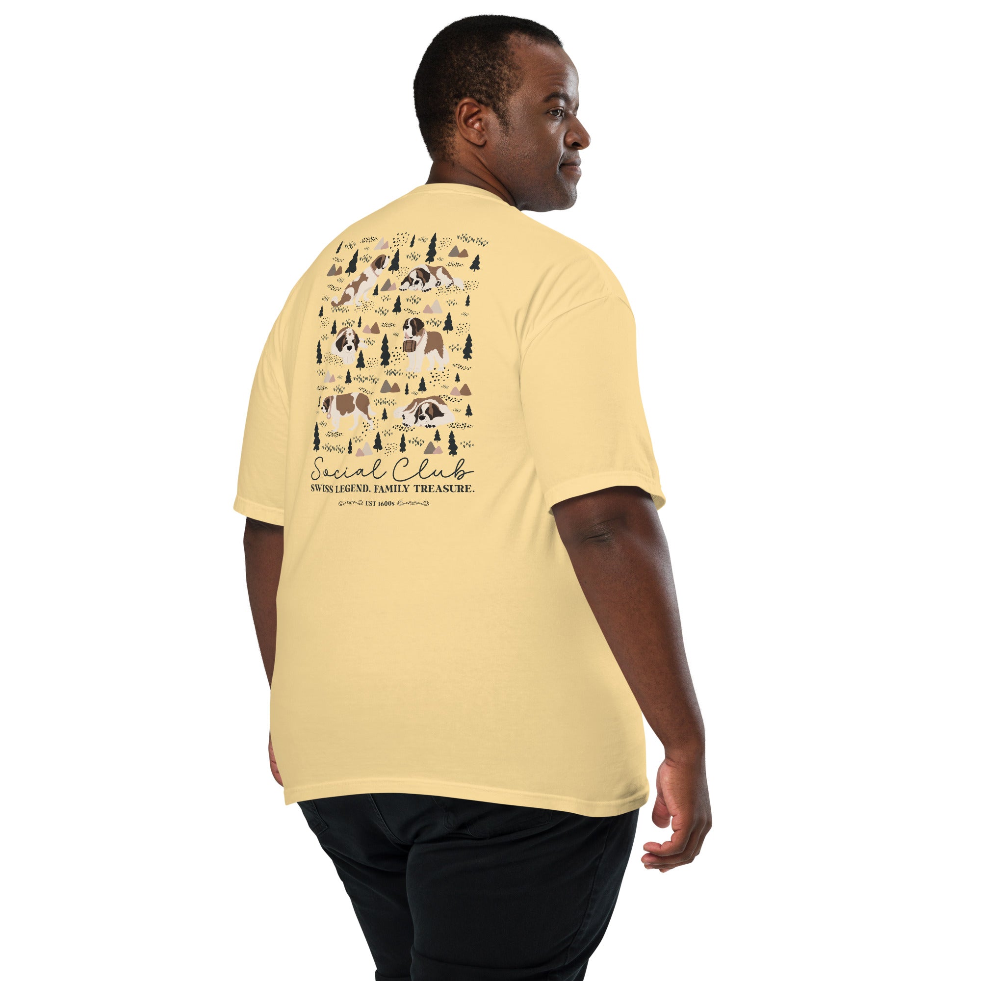 Saint Bernard Social Club Back T-Shirt - Lights