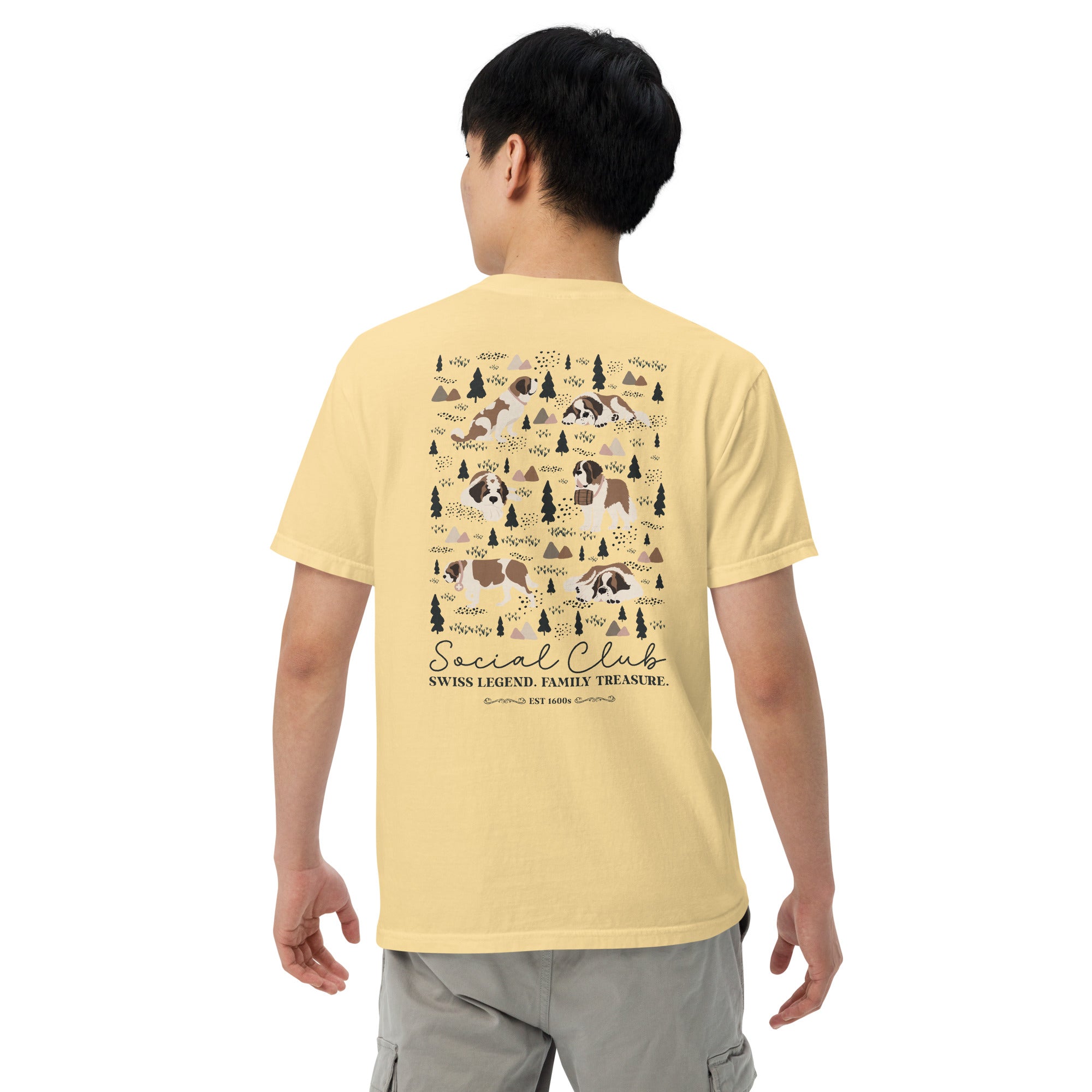 Saint Bernard Social Club Back T-Shirt - Lights