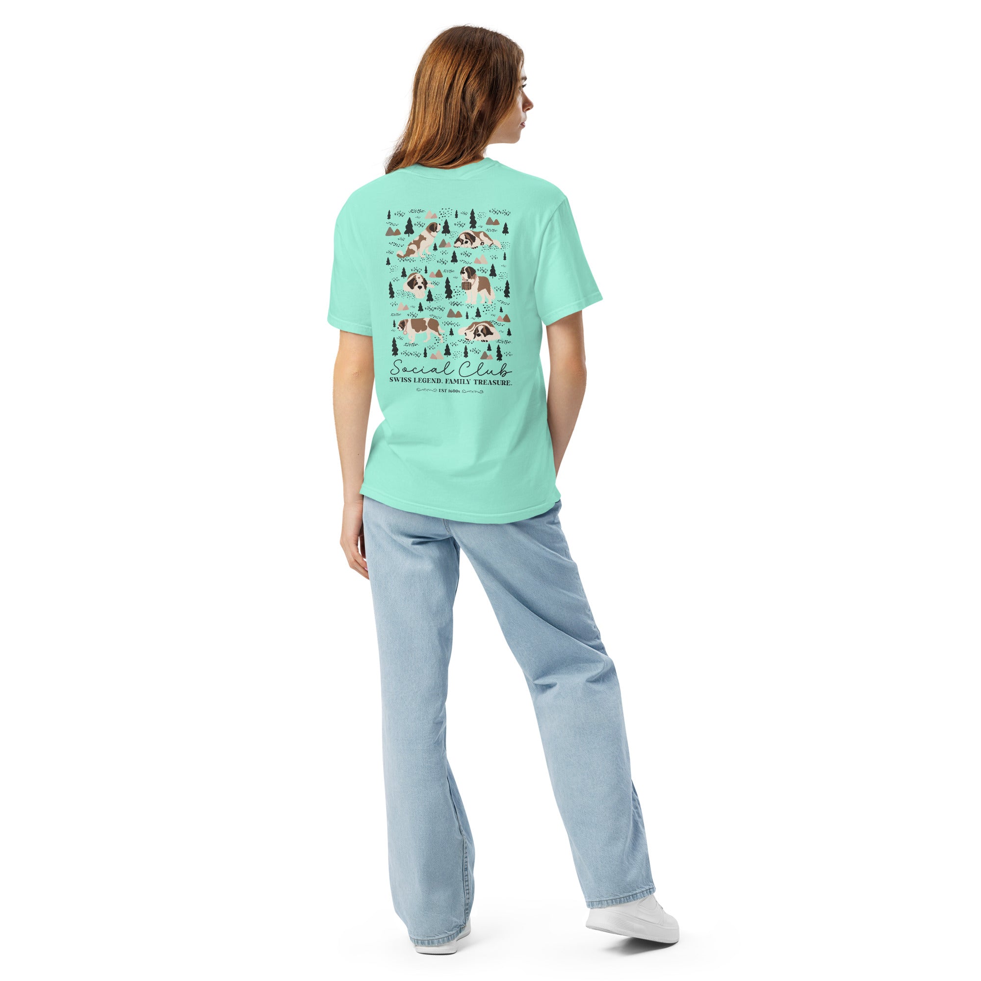 Saint Bernard Social Club Back T-Shirt - Lights