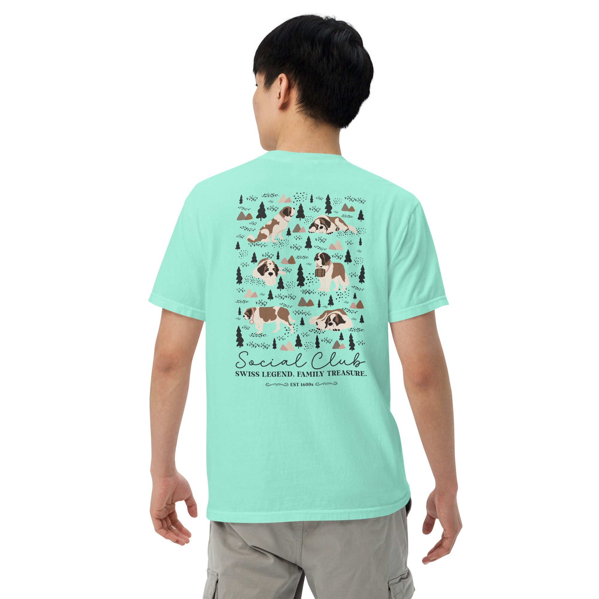 Saint Bernard Social Club Back T-Shirt - Lights