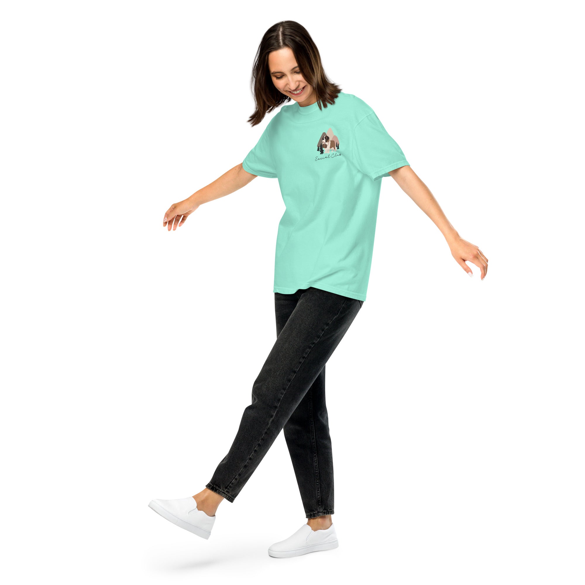 Saint Bernard Social Club Back T-Shirt - Lights