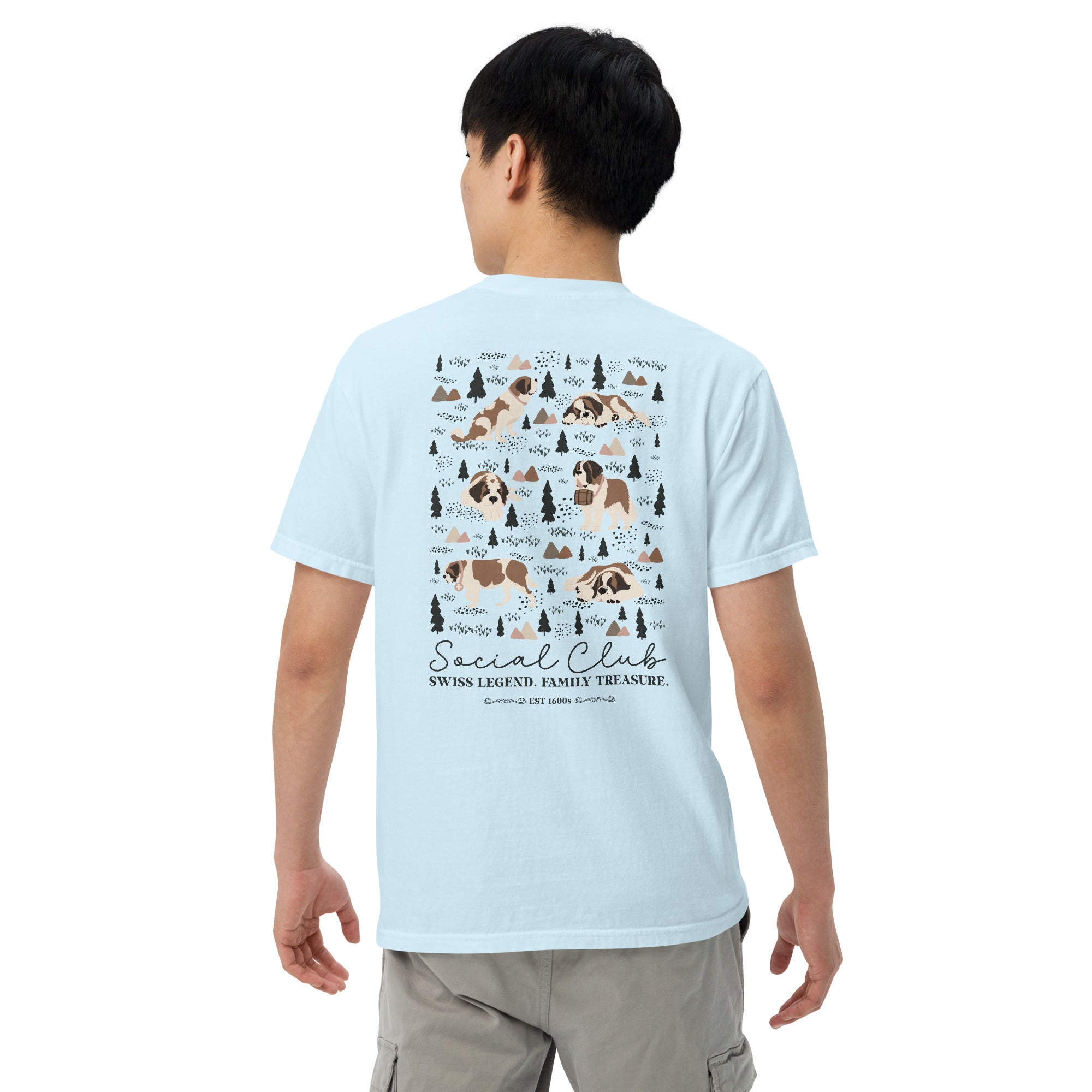 Saint Bernard Social Club Back T-Shirt - Lights