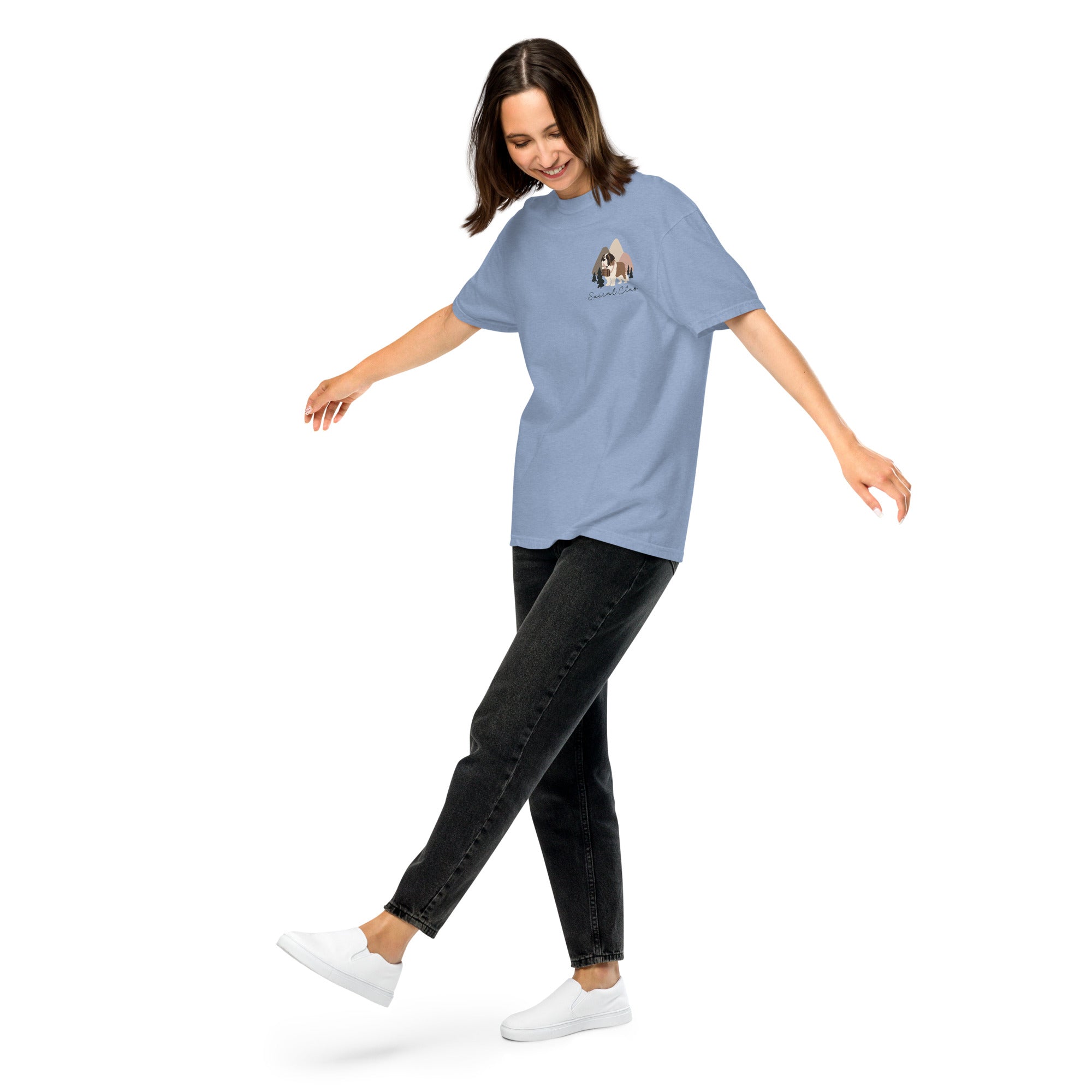 Saint Bernard Social Club Back T-Shirt - Lights