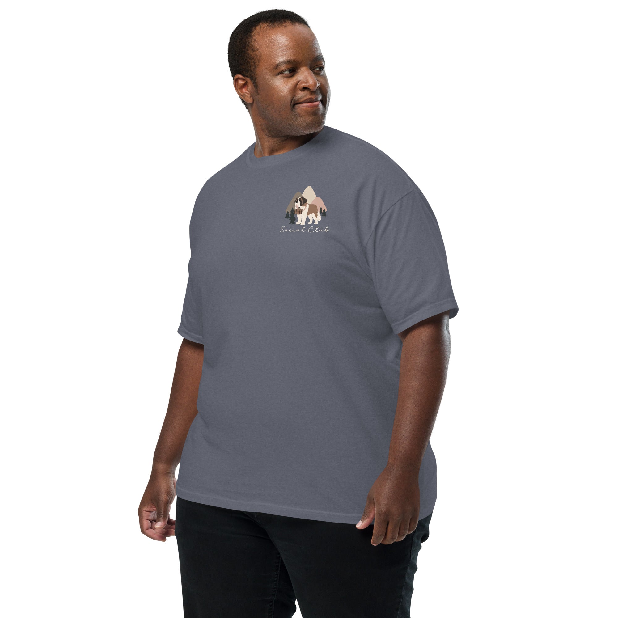 Saint Bernard Social Club Back T-Shirt - Darks