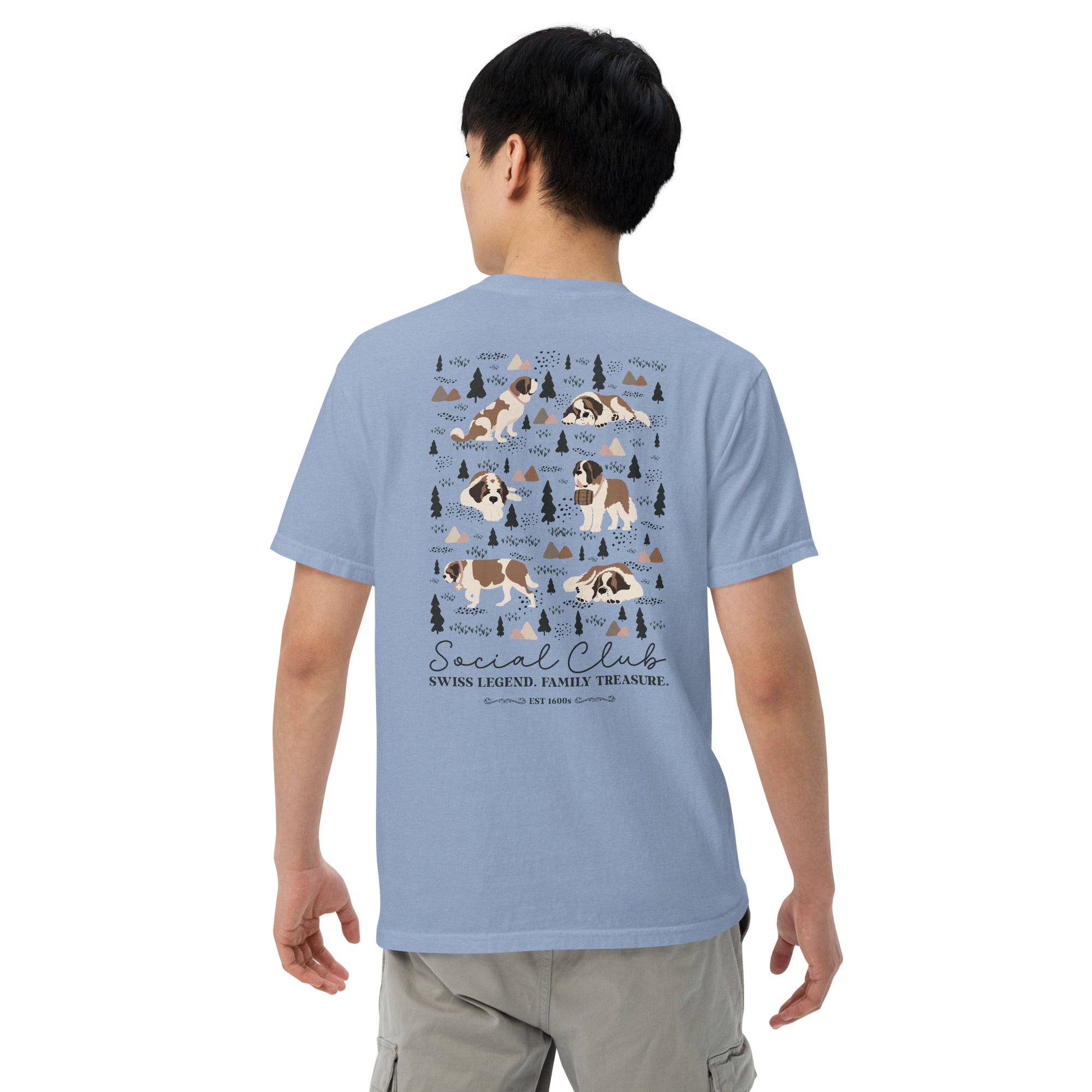 Saint Bernard Social Club Back T-Shirt - Lights