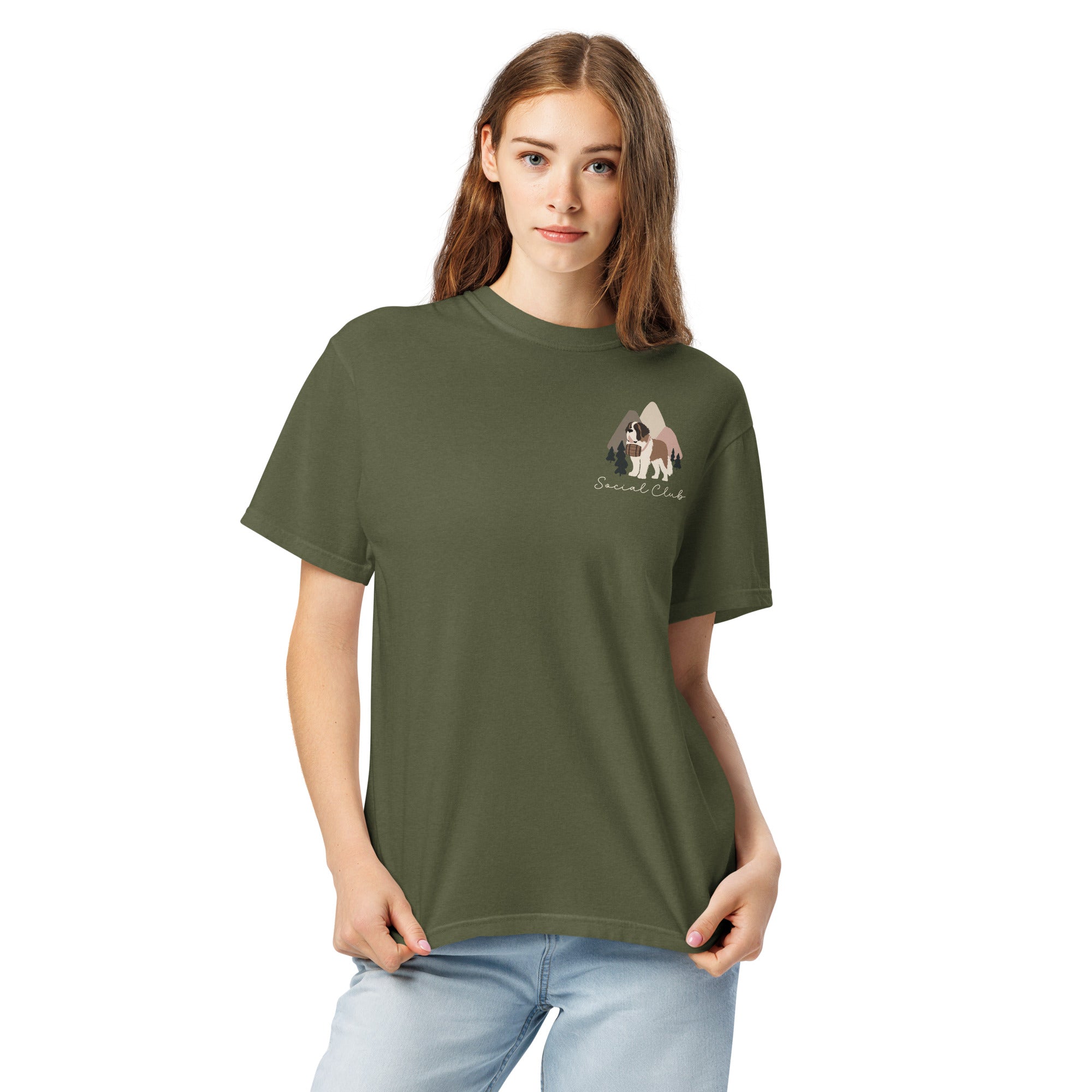 Saint Bernard Social Club Back T-Shirt - Darks