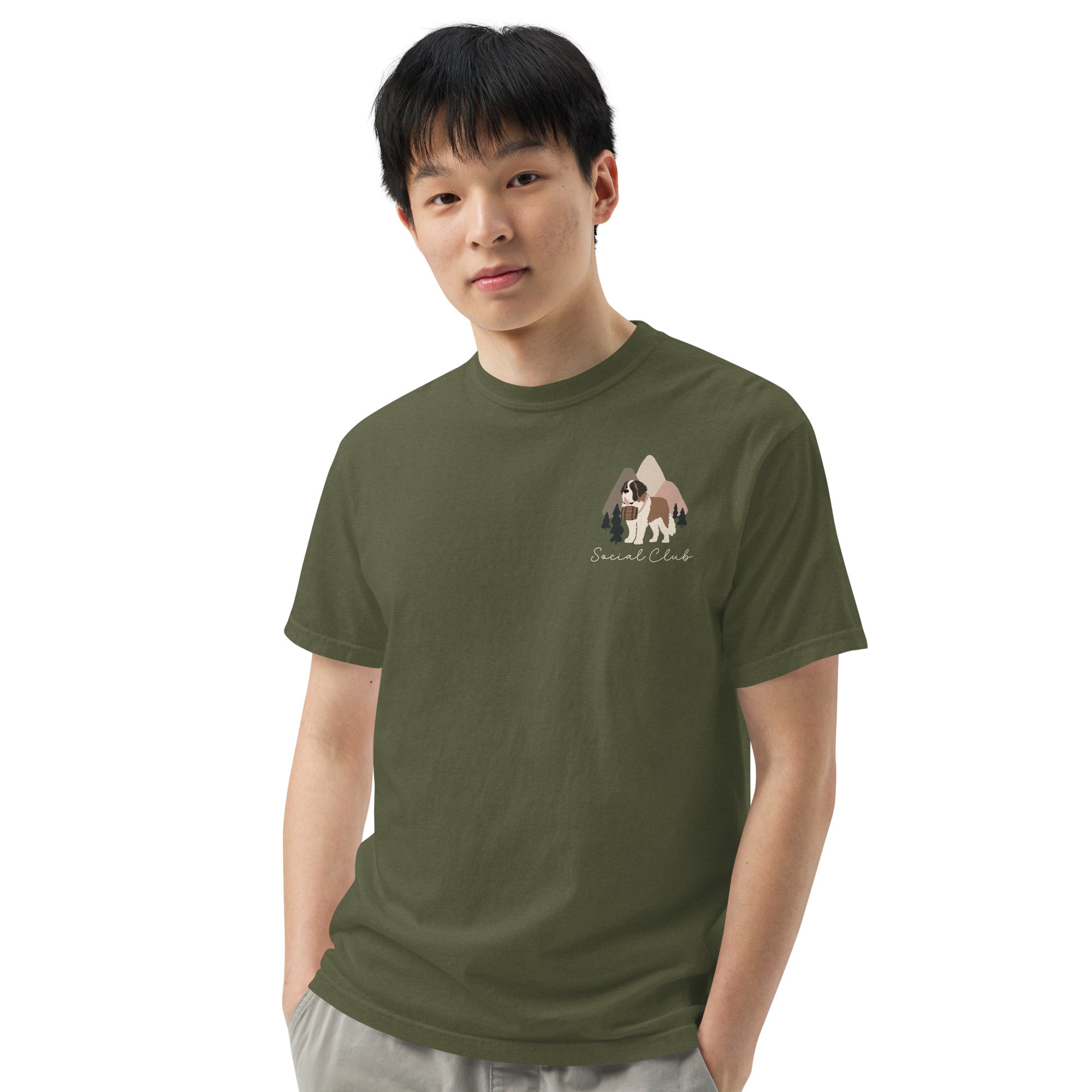 Saint Bernard Social Club Back T-Shirt - Darks