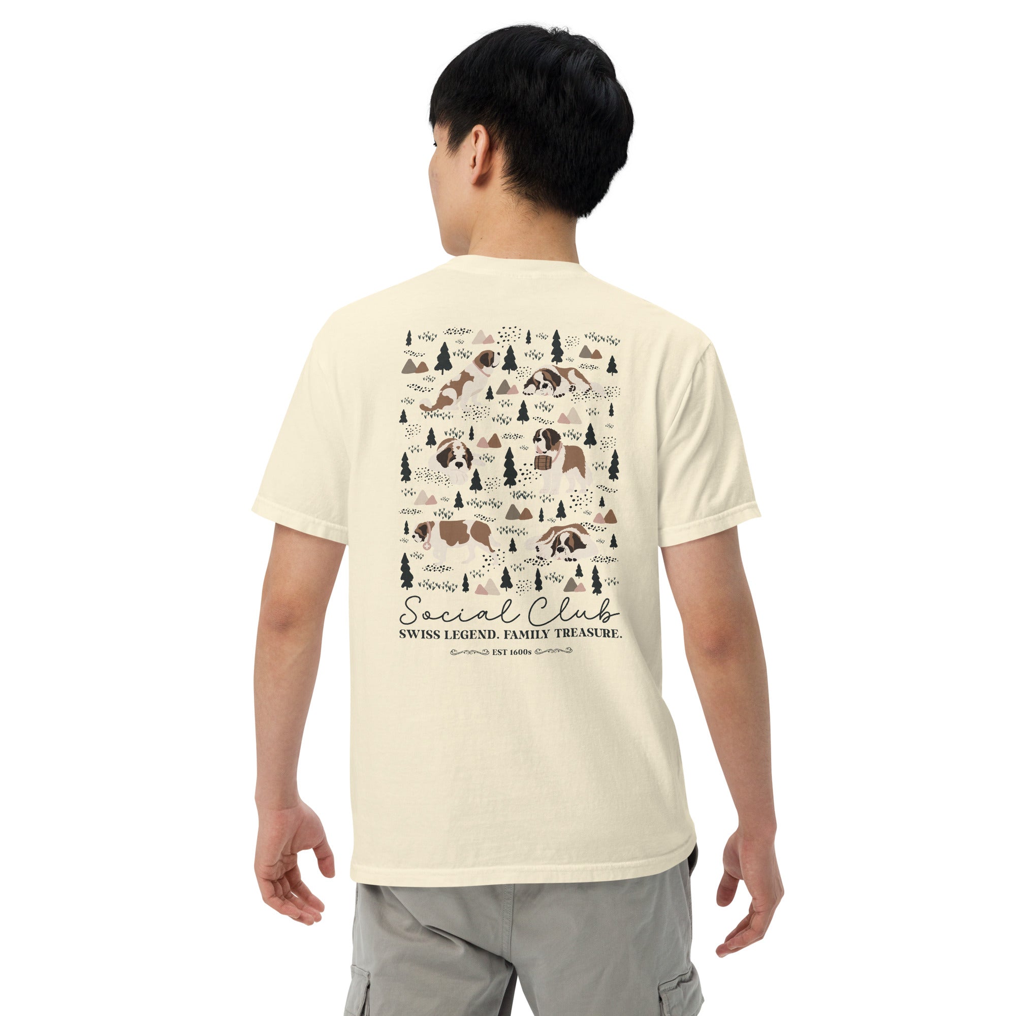 Saint Bernard Social Club Back T-Shirt - Lights