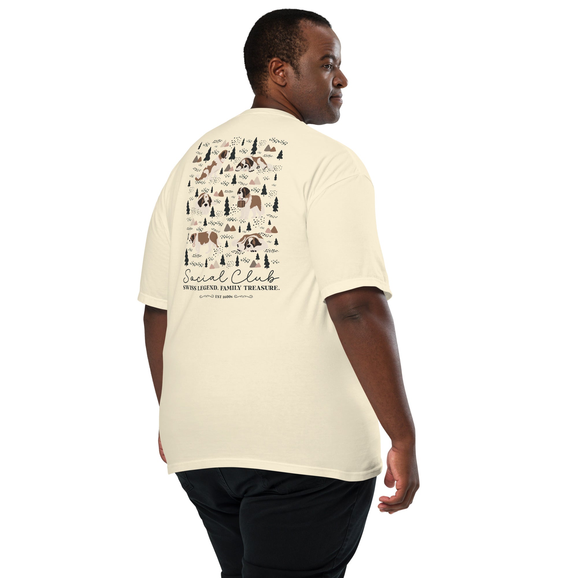 Saint Bernard Social Club Back T-Shirt - Lights