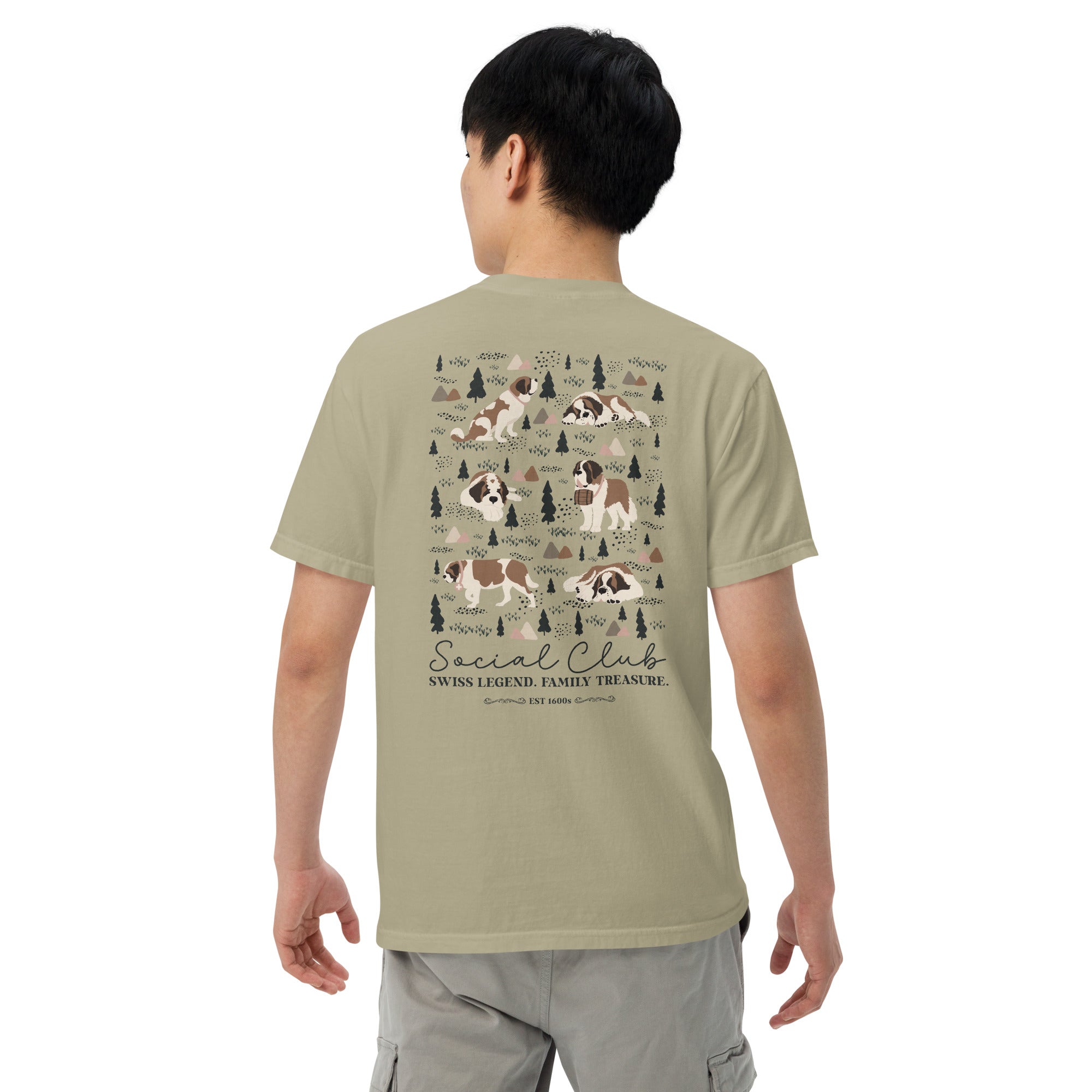 Saint Bernard Social Club Back T-Shirt - Lights