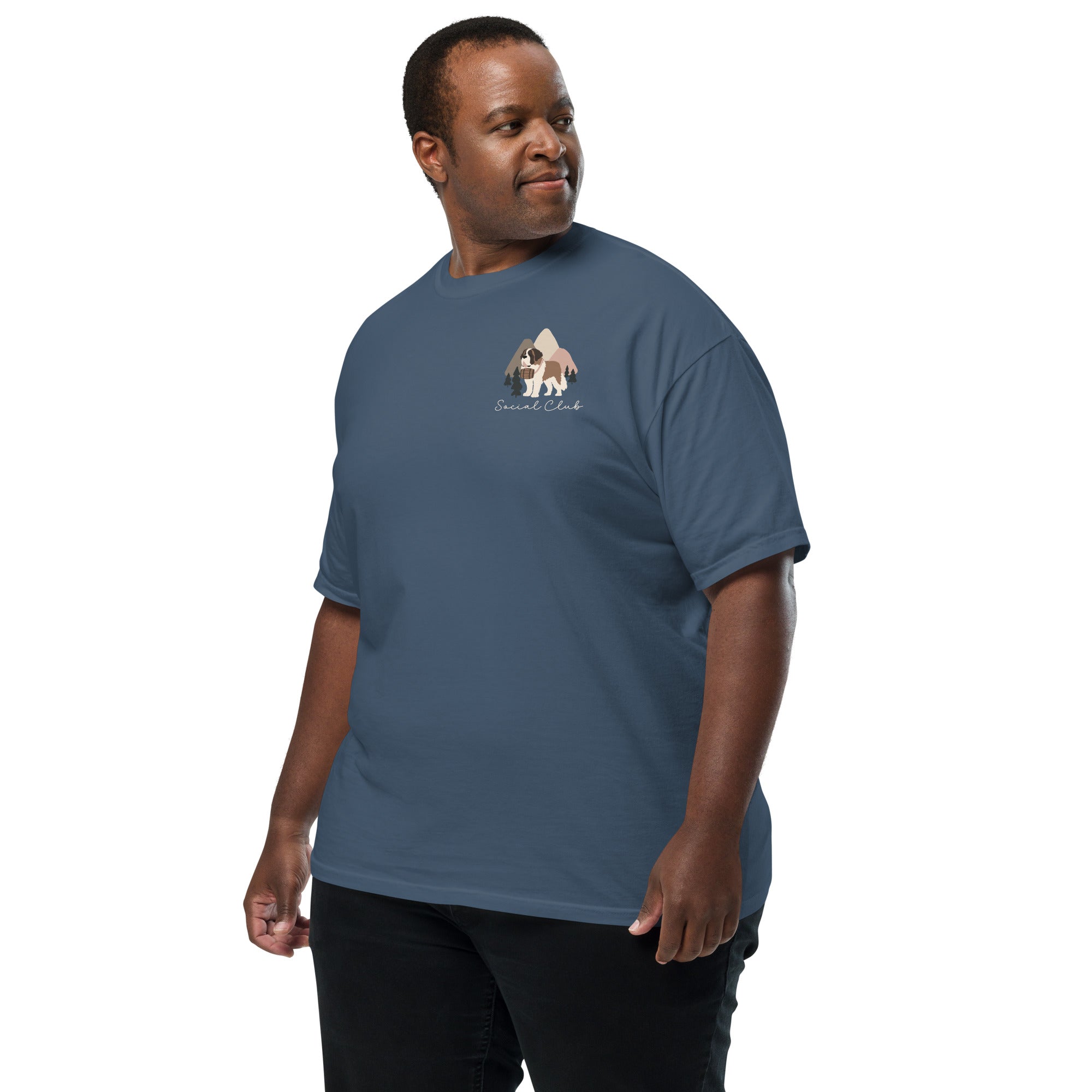 Saint Bernard Social Club Back T-Shirt - Darks