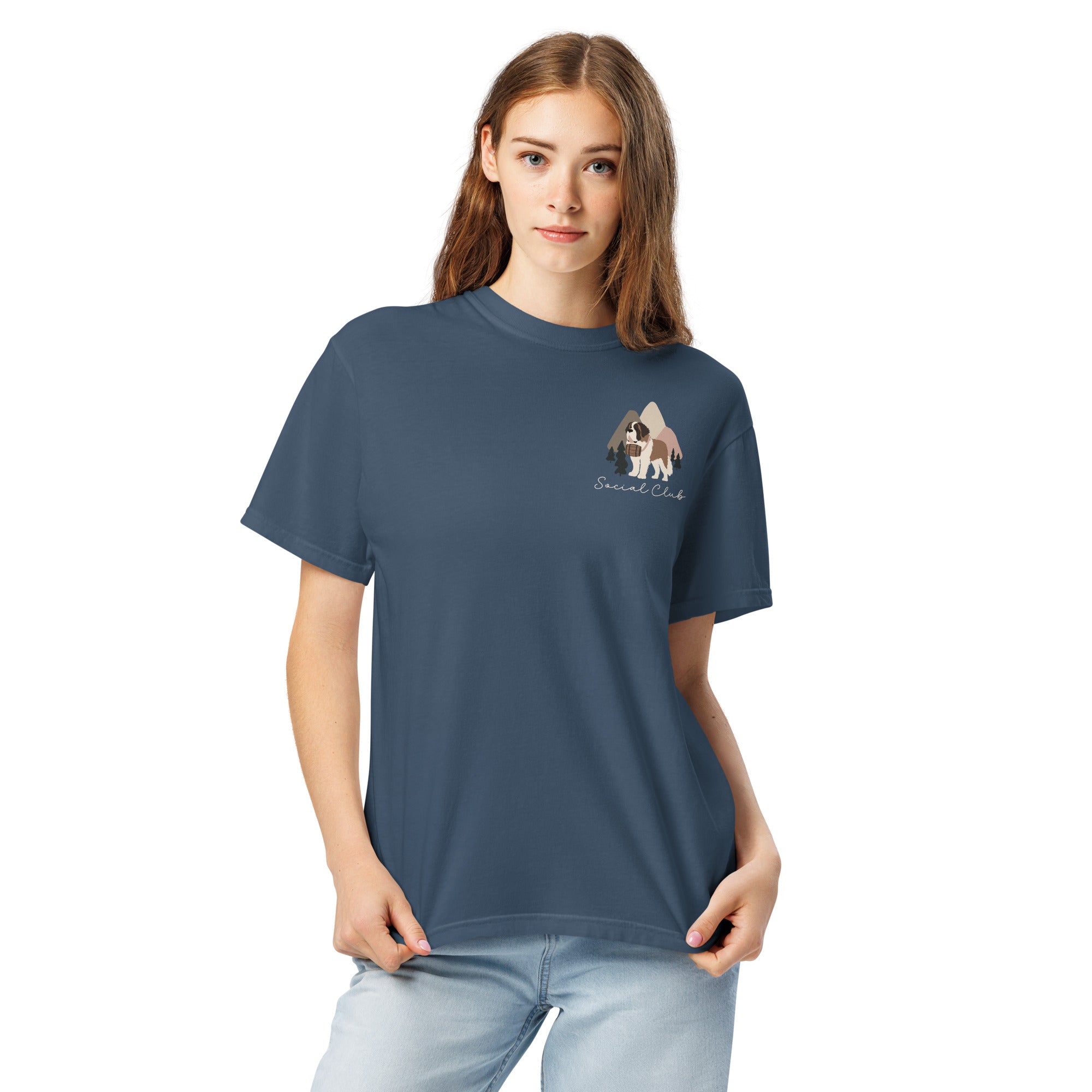 Saint Bernard Social Club Back T-Shirt - Darks
